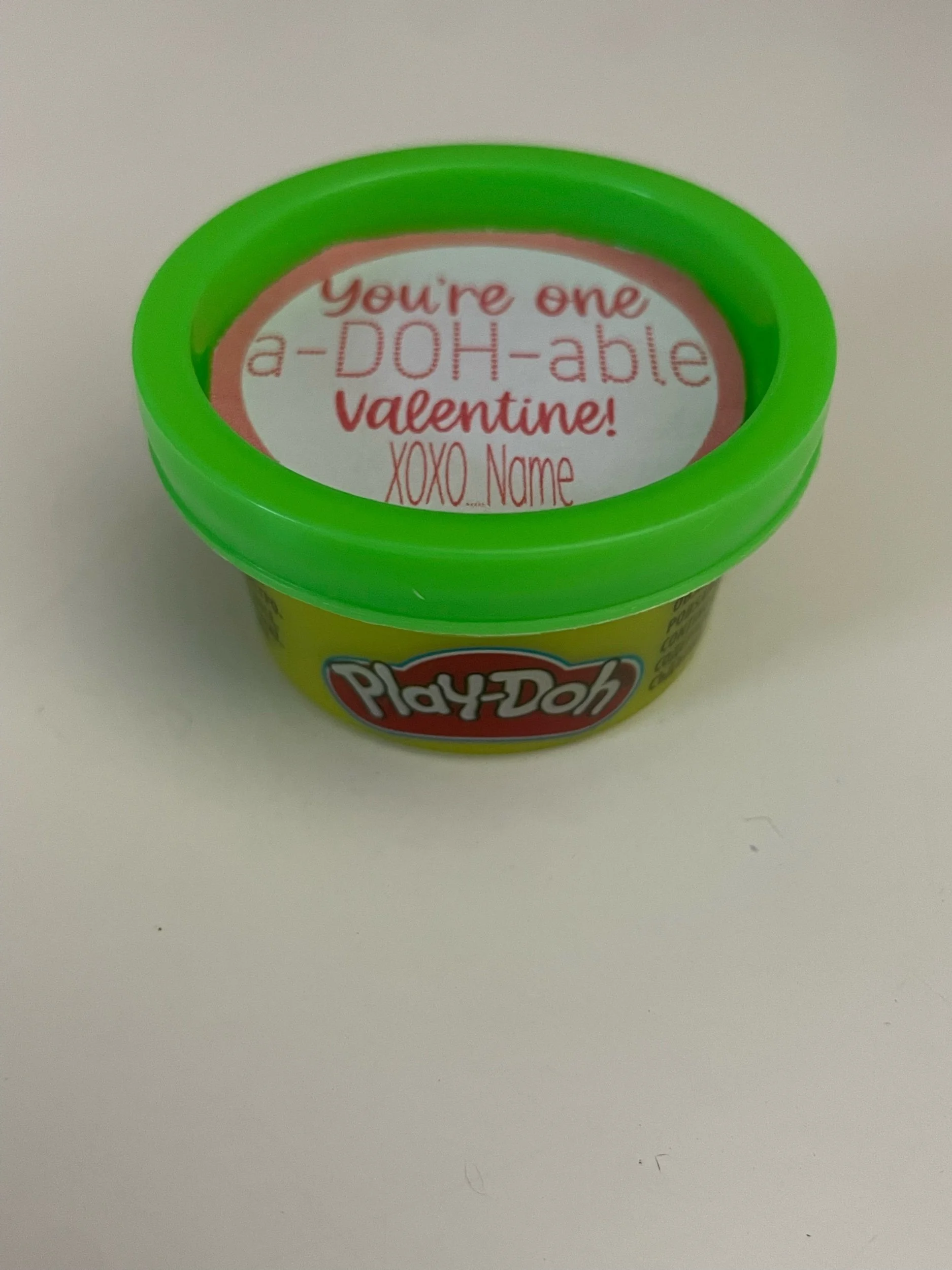 Play Doh Valentine's Day Favors