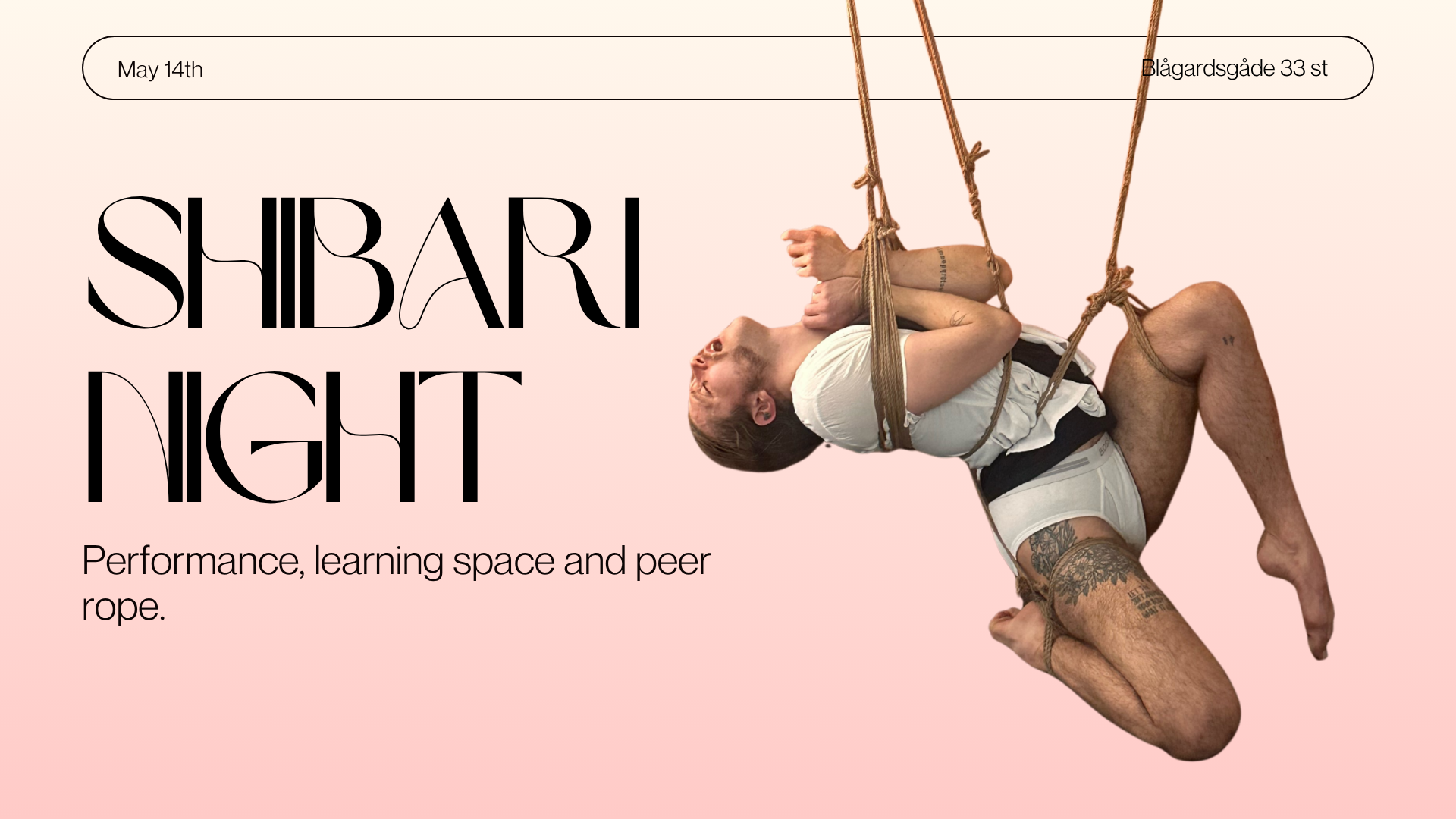 Shibari Night- intimate performance night for learnin