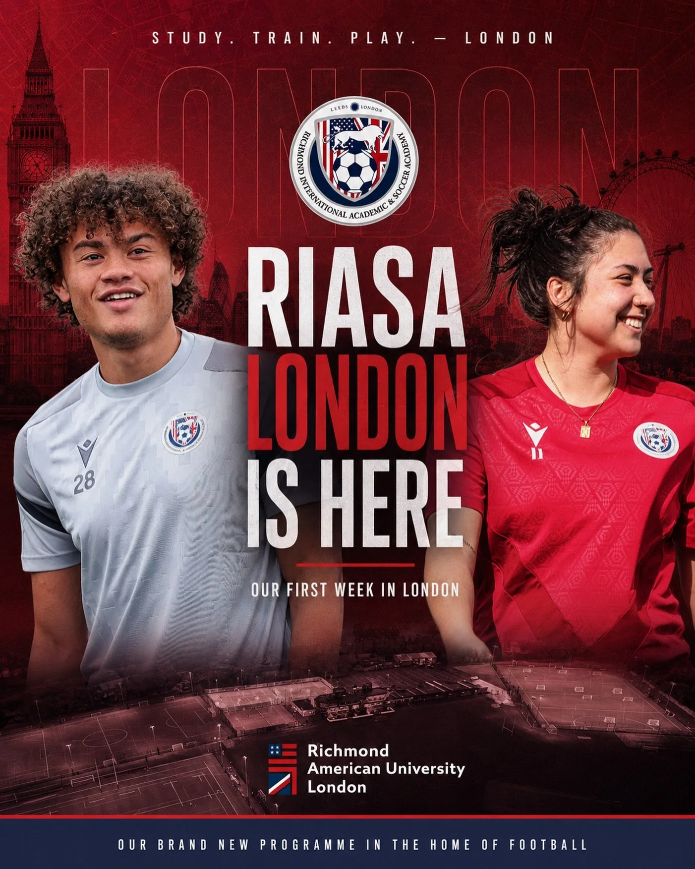We are delighted to officially launch RIASA London this week, welcoming our new students to Richmond as they begin an exciting year both on and off the pitch. ⚽️🇬🇧

We&rsquo;re looking forward to seeing our students develop as players and people, w