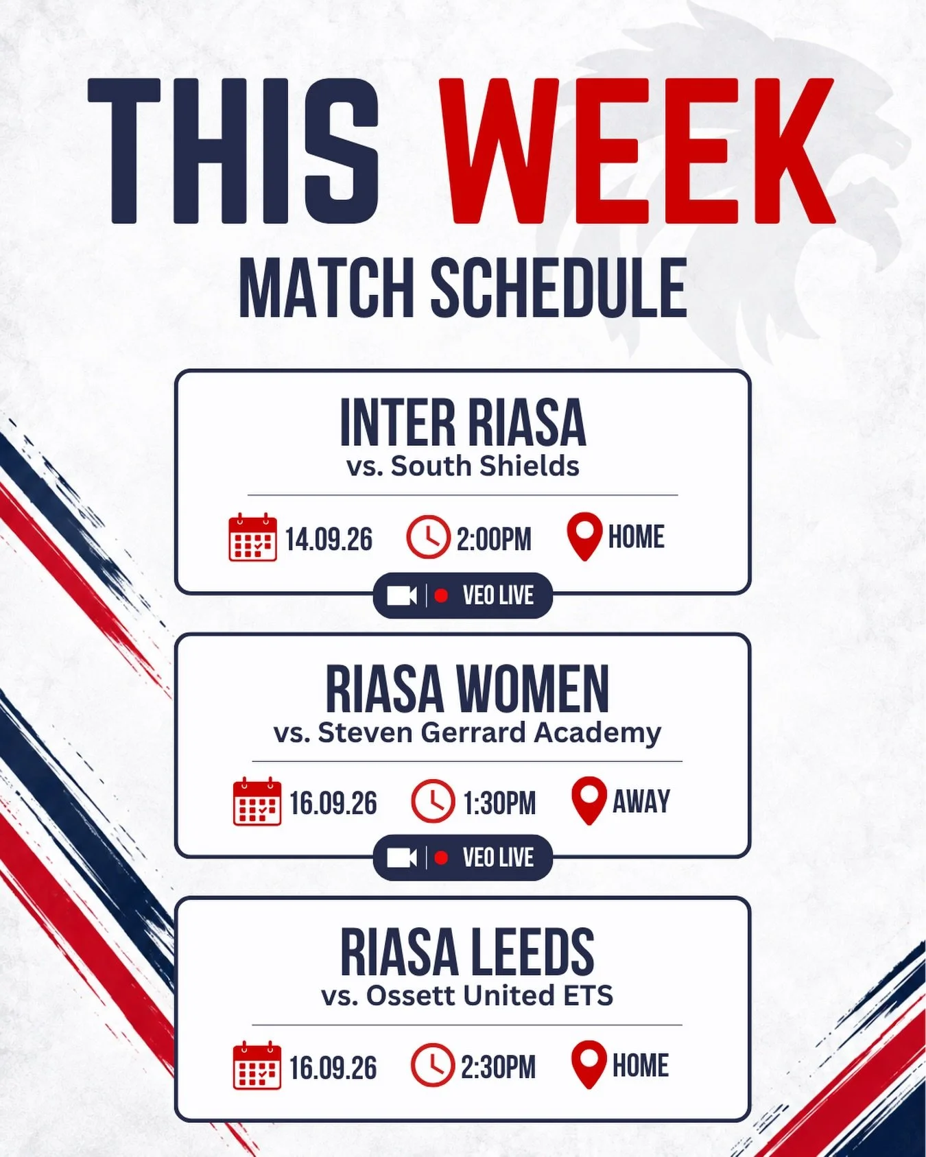 Coming up this week at RIASA&hellip; 📆