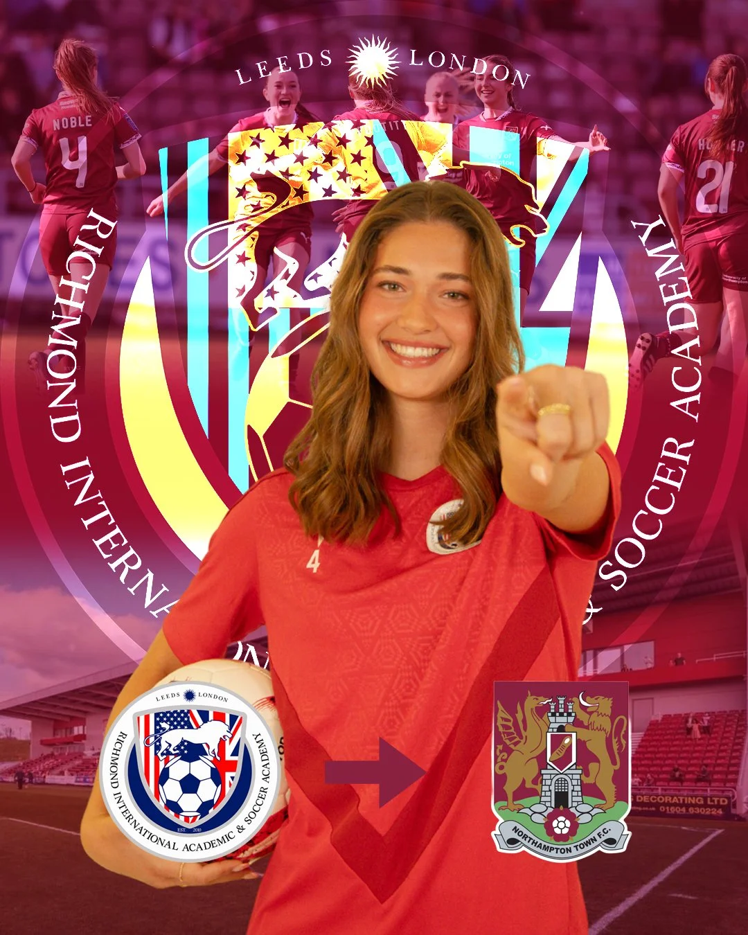 Sophia Fromm signs for Northampton Town
