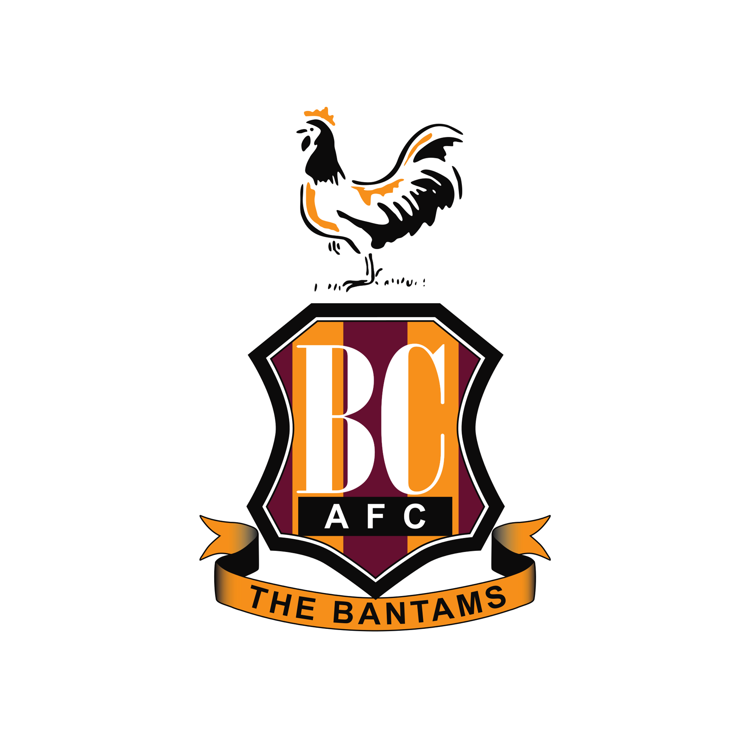 The logo of Brisbane Roar Football Club featuring a rooster standing on top of a shield with 
