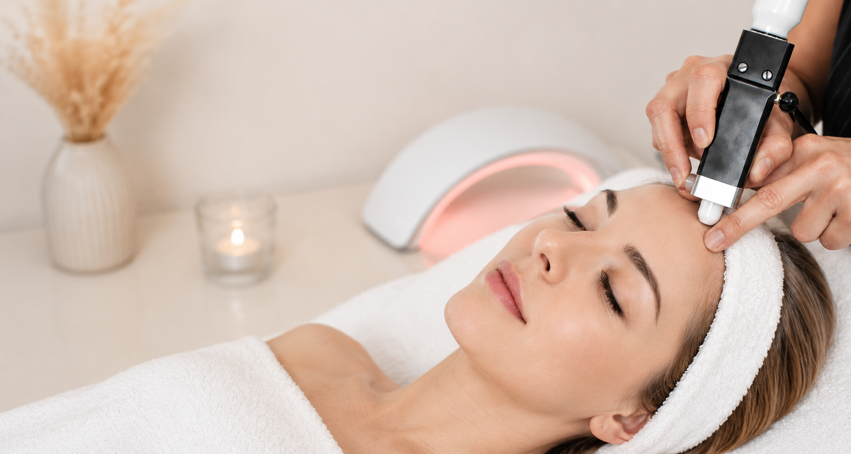 Crystal Clear microdermabrasion facial with LED light therapy treatment at Ageless Beauty in Fernwood, Newark.