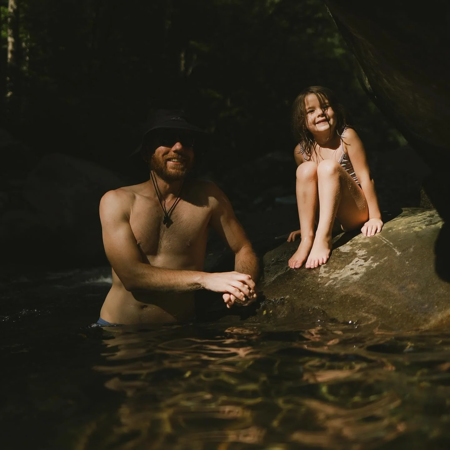 Had such a blast at Smoky Mountian National Park with our good friends &amp; all the kiddos ❤️&zwj;🔥 These photos of all of us playing in the water and on the rocks, I&rsquo;ll cherish them forever 🥹✨
.
It&rsquo;s the real moments like these I love