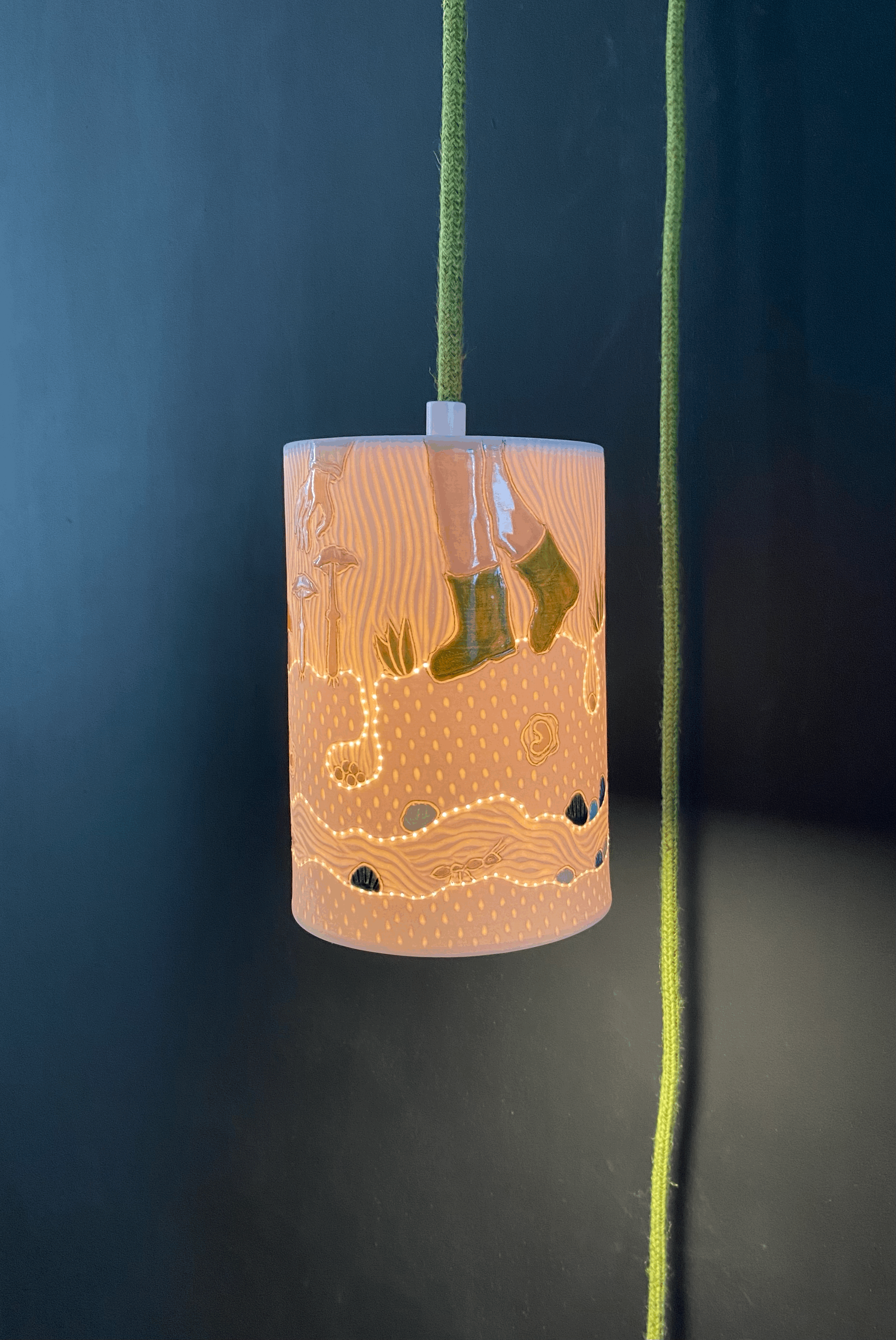 Lampe liseuse "cueillette"