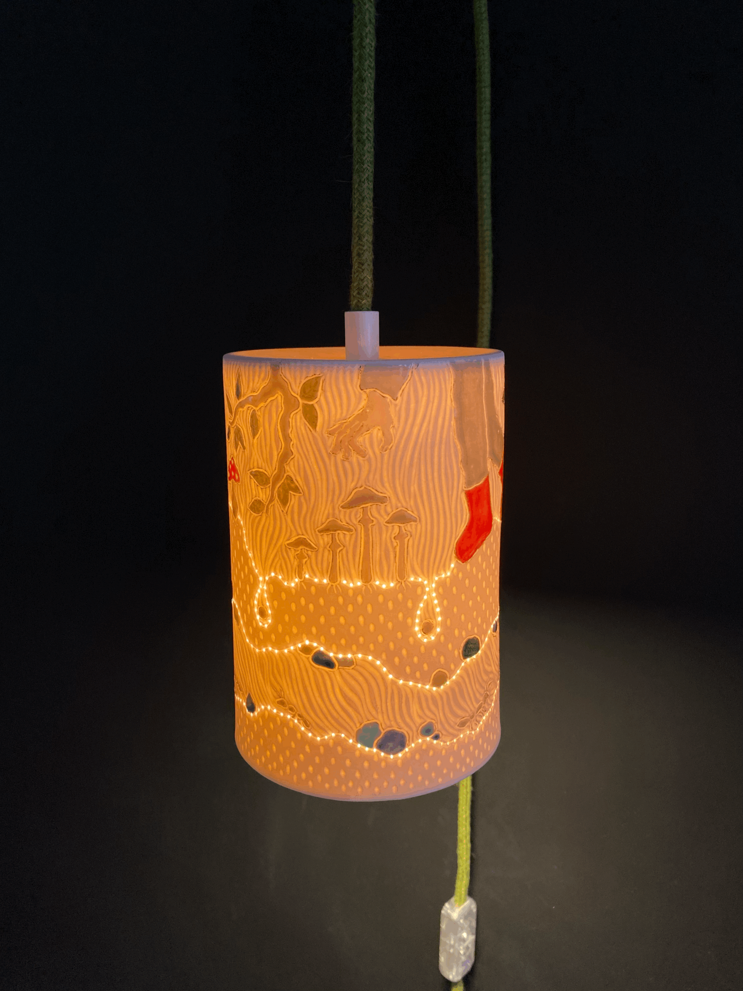 Lampe liseuse "cueillette"