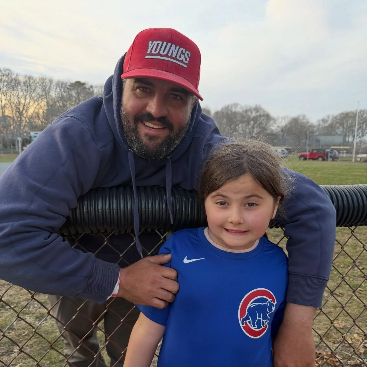Remy did great today in her first minors game! Go Cubs!