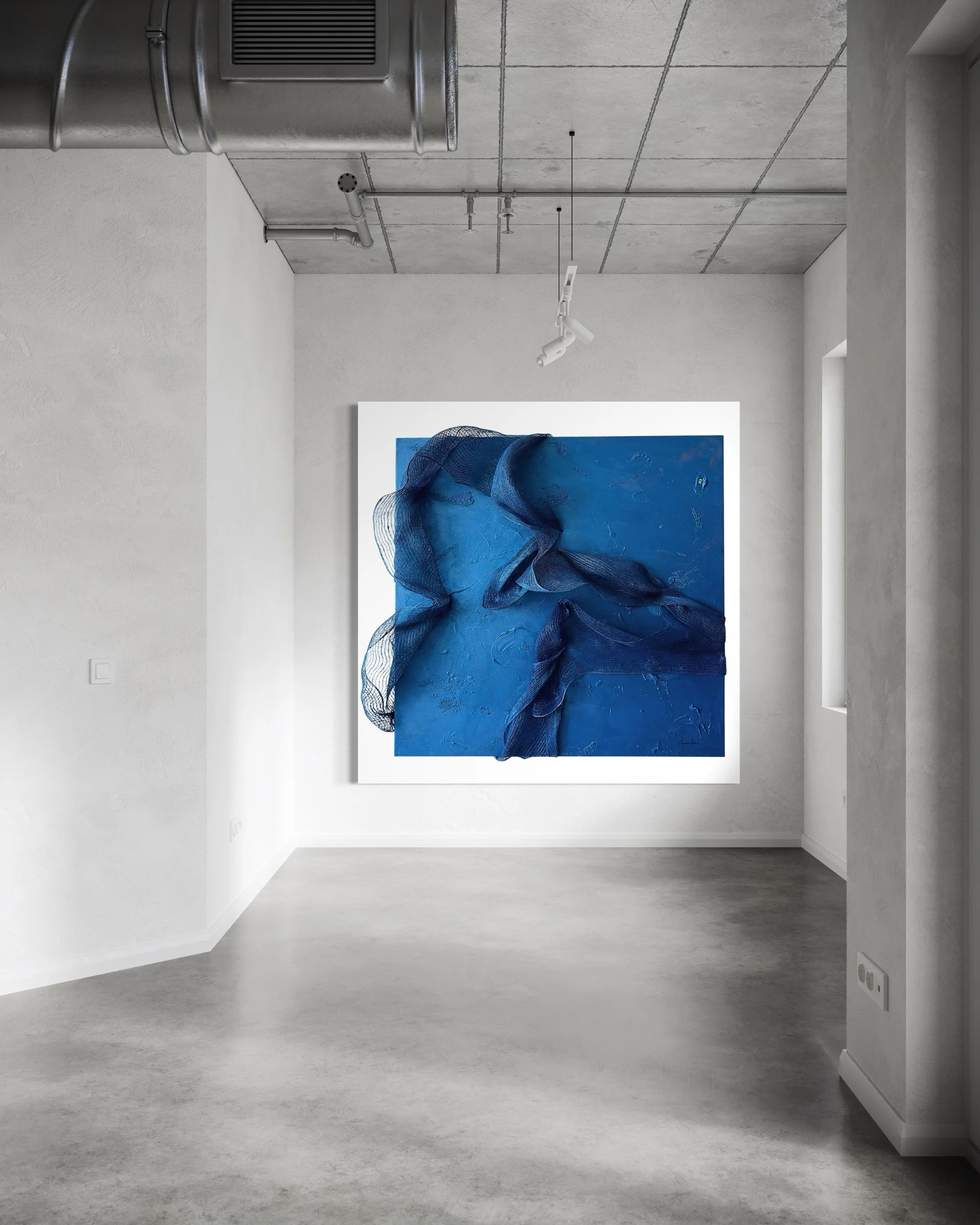 &lsquo;In Her Element&rsquo;
36&rdquo; x 36&rdquo; 

From the upcoming collection - &lsquo;Architecture of Emotions&rsquo;

Releasing May 29th!!!

#marinaadamart #bluepainting #texturedart #canadianpainter