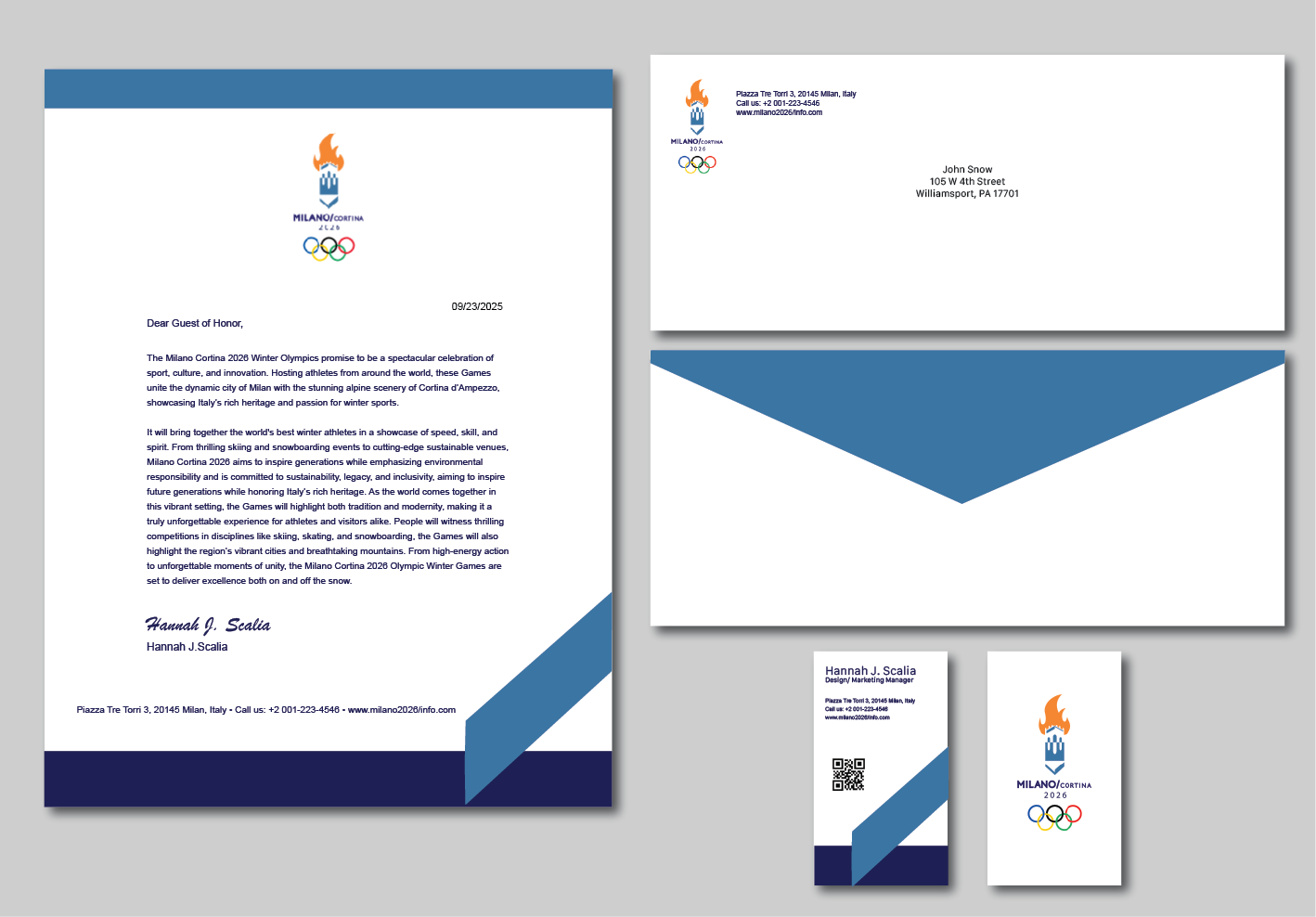 Olympics Stationary