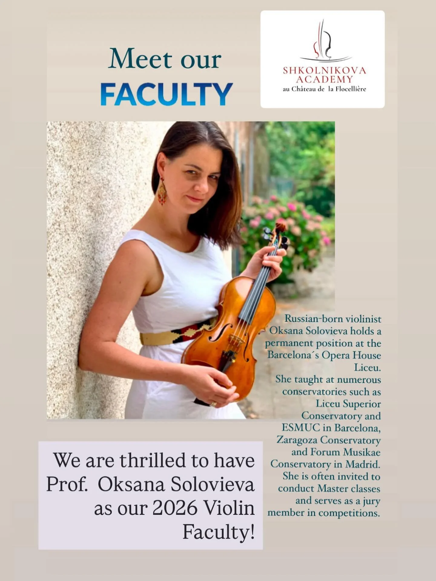 #ShkolnikovaAcademy #violin #violinist #viola #cello #cellist #piano #pianist #classicalmusic #musician #SummerMusicFestival #SummerMusicAcademy #InternationalMusicFestival #FestivalDeMusique #EuropeanMusicFestival #YoungMusiciansEurope #MasterclassS