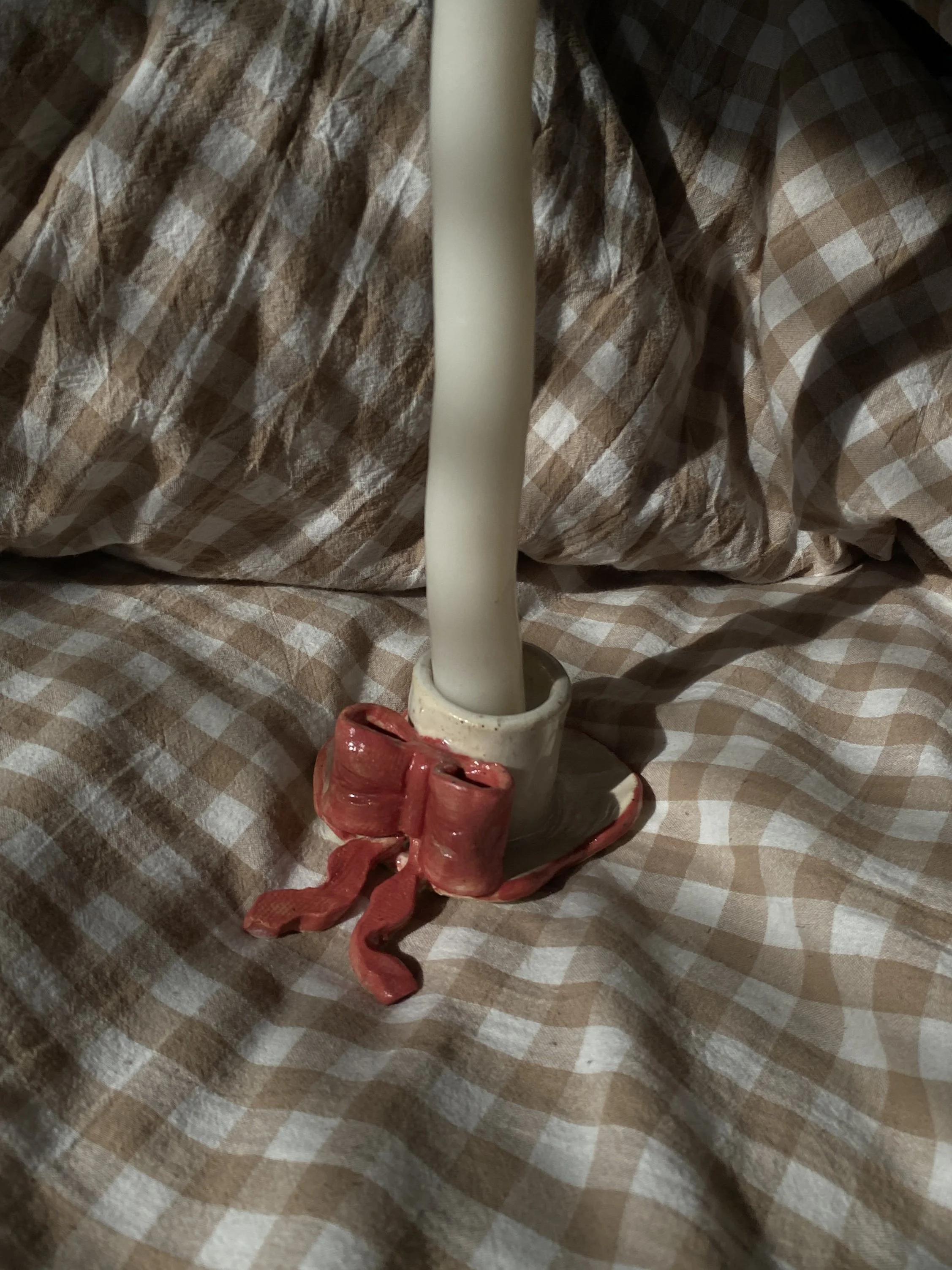 Bow Candlestick Holder