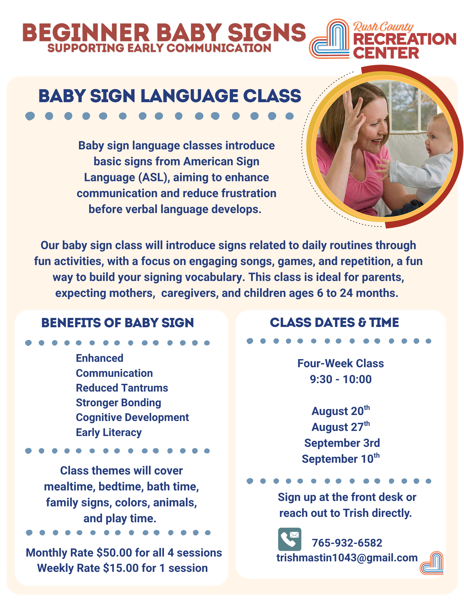 Beginner Baby Signs