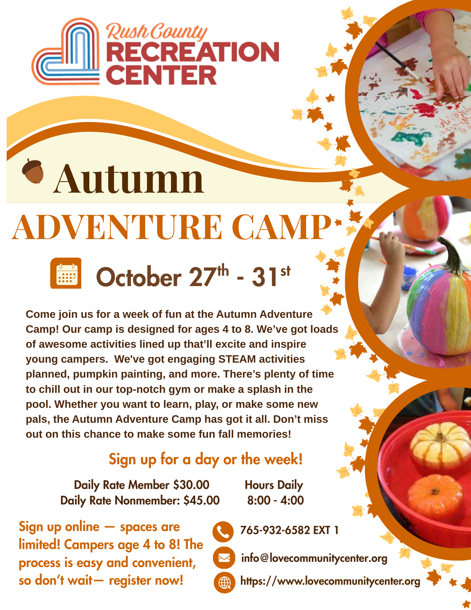 Autumn Fall Adventure Camp