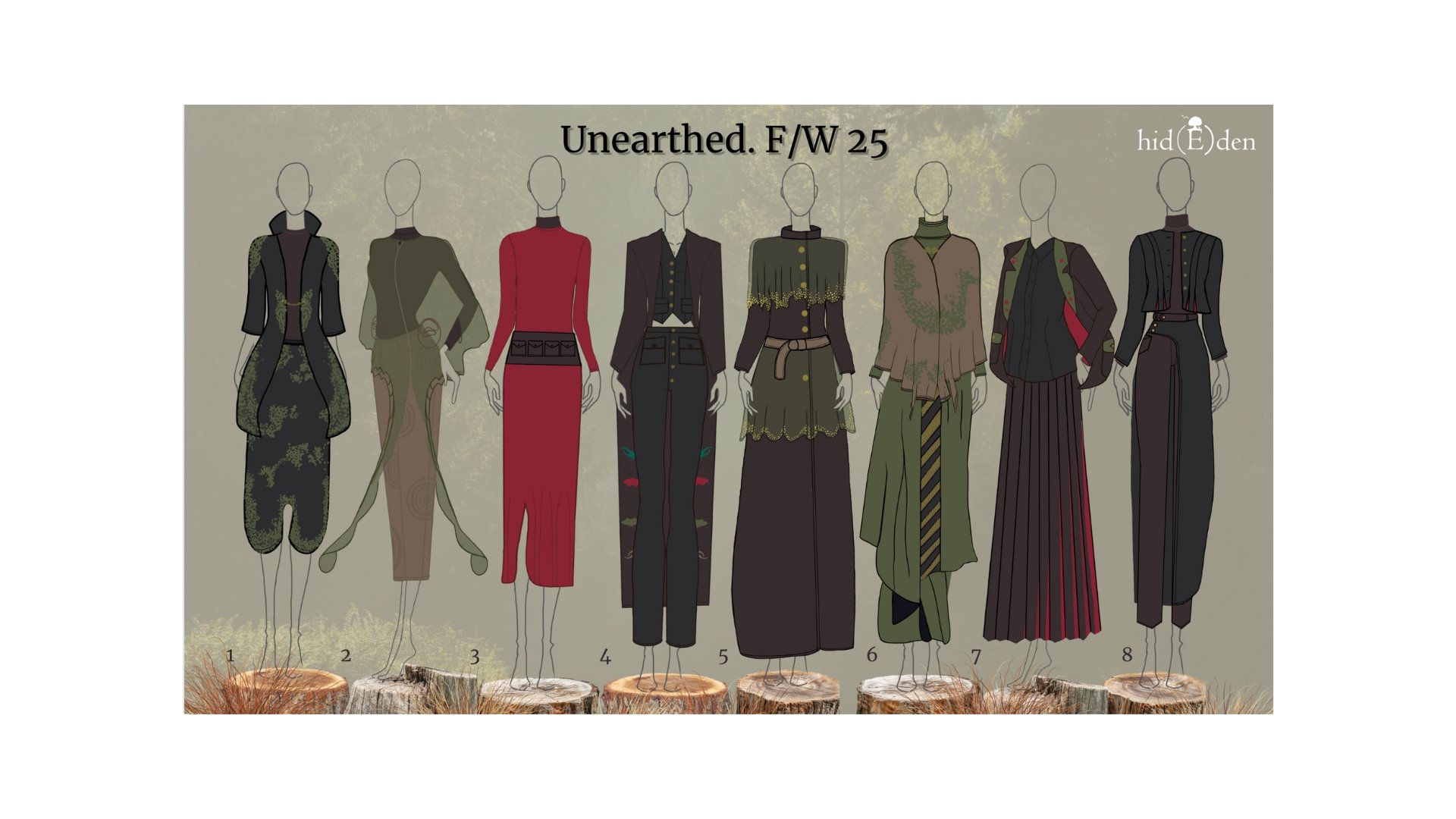 Our final sketches