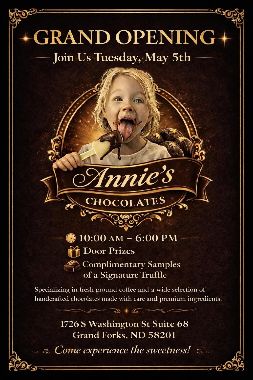 Annie's Chocolates Grand Opening