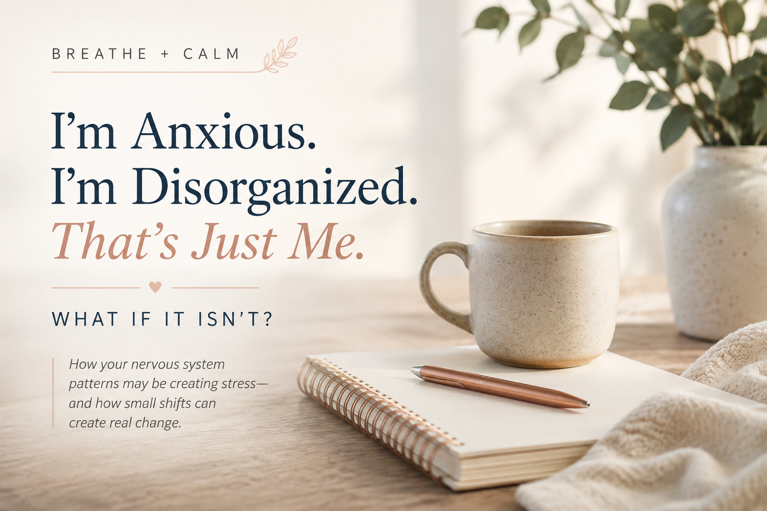 “I’m Anxious. I’m Disorganized. That’s Just Me.” What If It Isn’t?