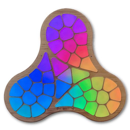 Lumanoi Triskelion — Interactive Light Sculpture