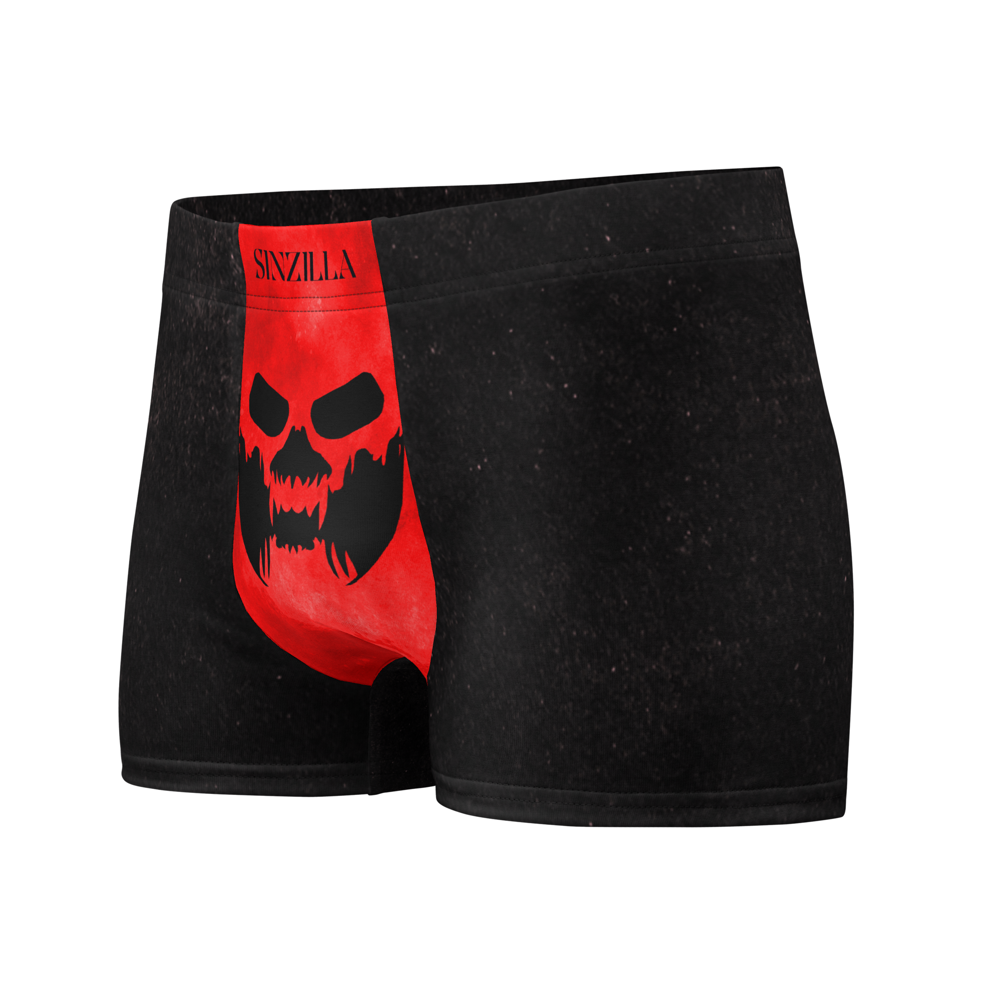 Marked with Sin Boxer Briefs from the Marked with Sin x DoomForged collection featuring bold dark fantasy culture inspired design for dark romance. Right Side View.