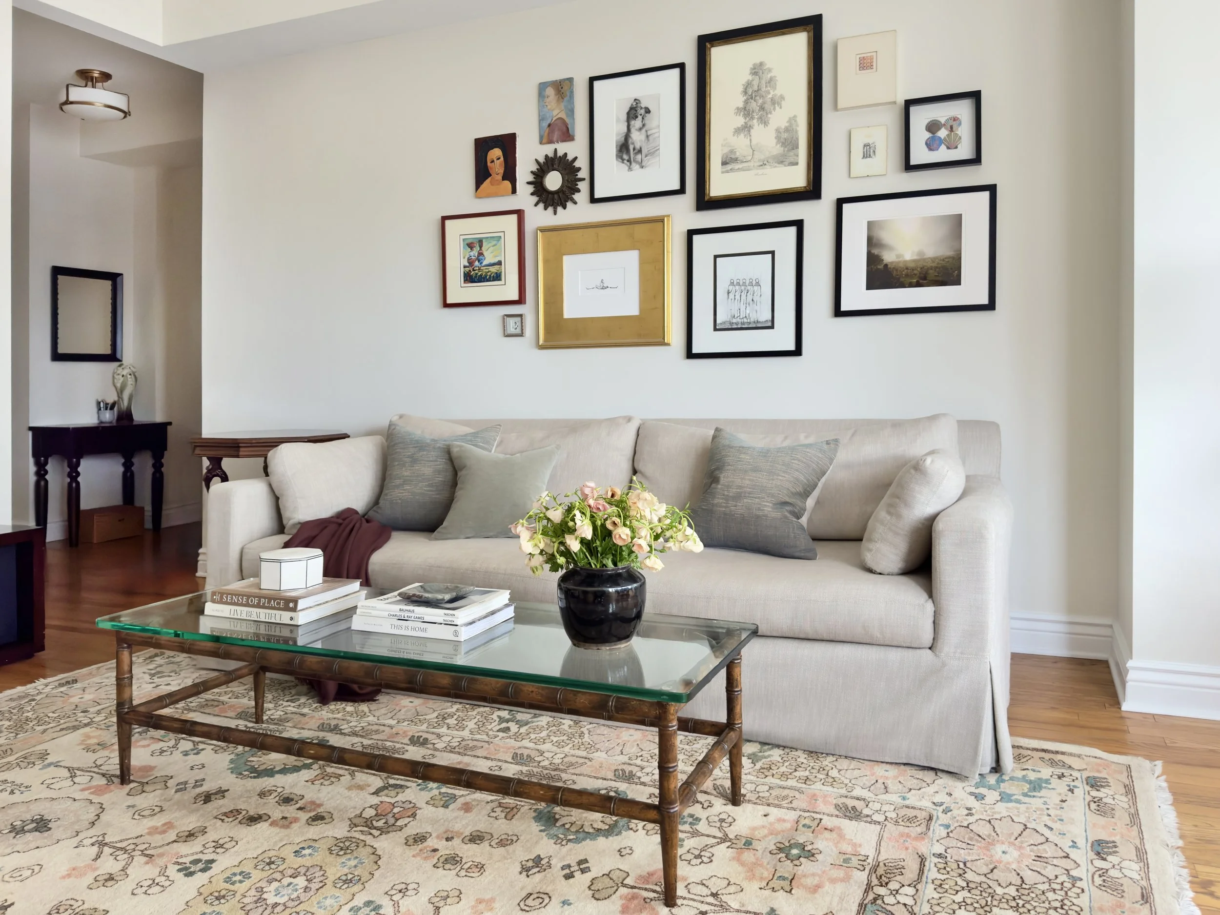 gallery wall and hall.jpg