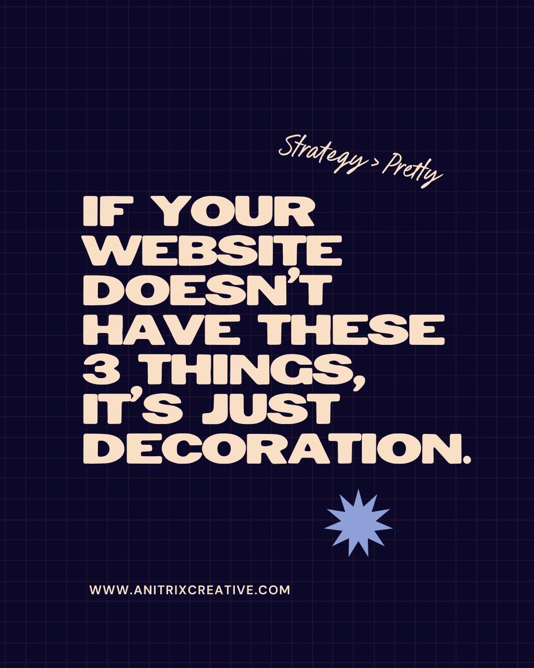 I&rsquo;m going to scream this from the rooftops because I want your website to WERK not just collect dust like it&rsquo;s one of my trinkets on a shelf! 💻

Save this, look at your website and see if there are any changes you can make! If you have q