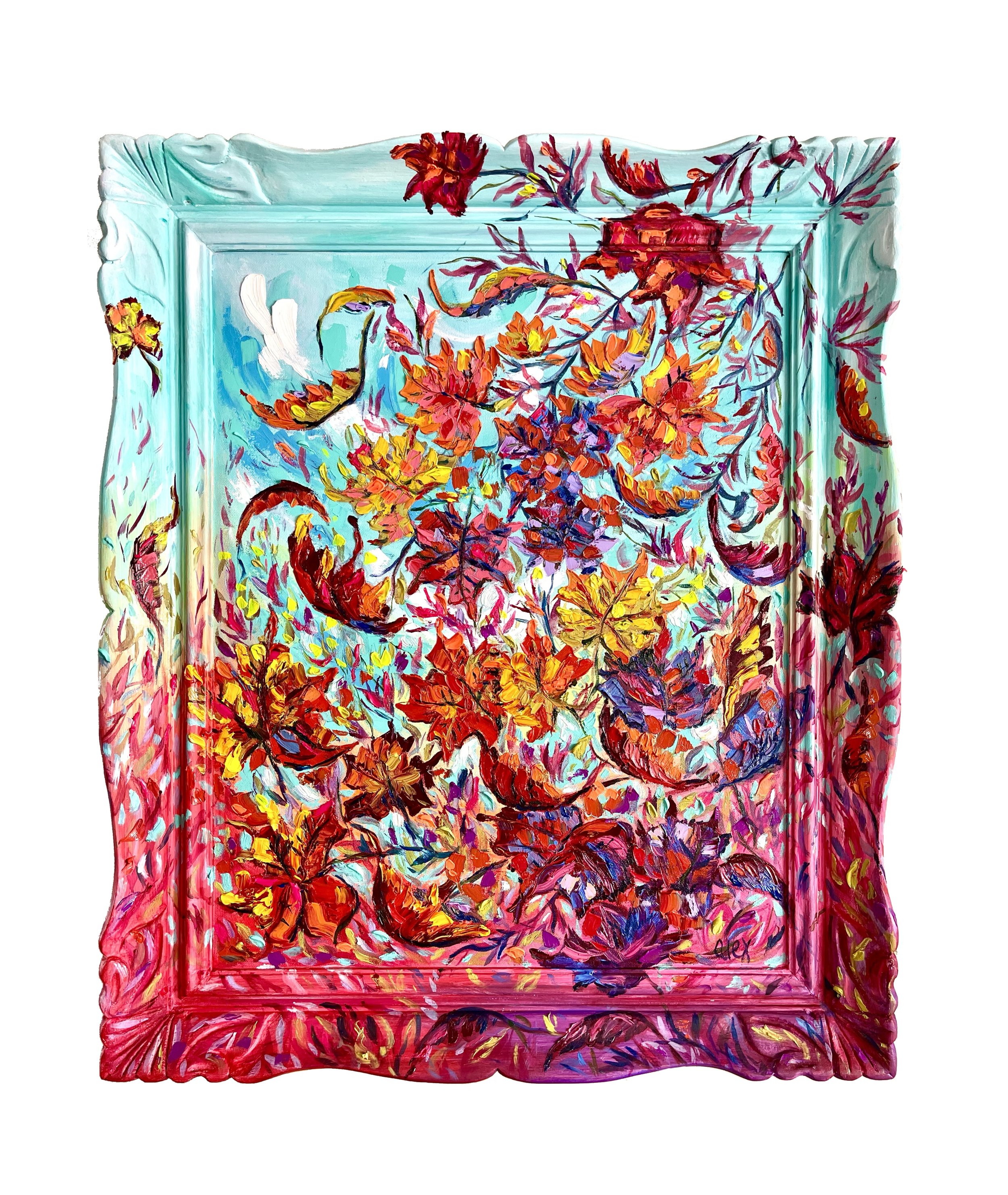 Tempête de feuilles
