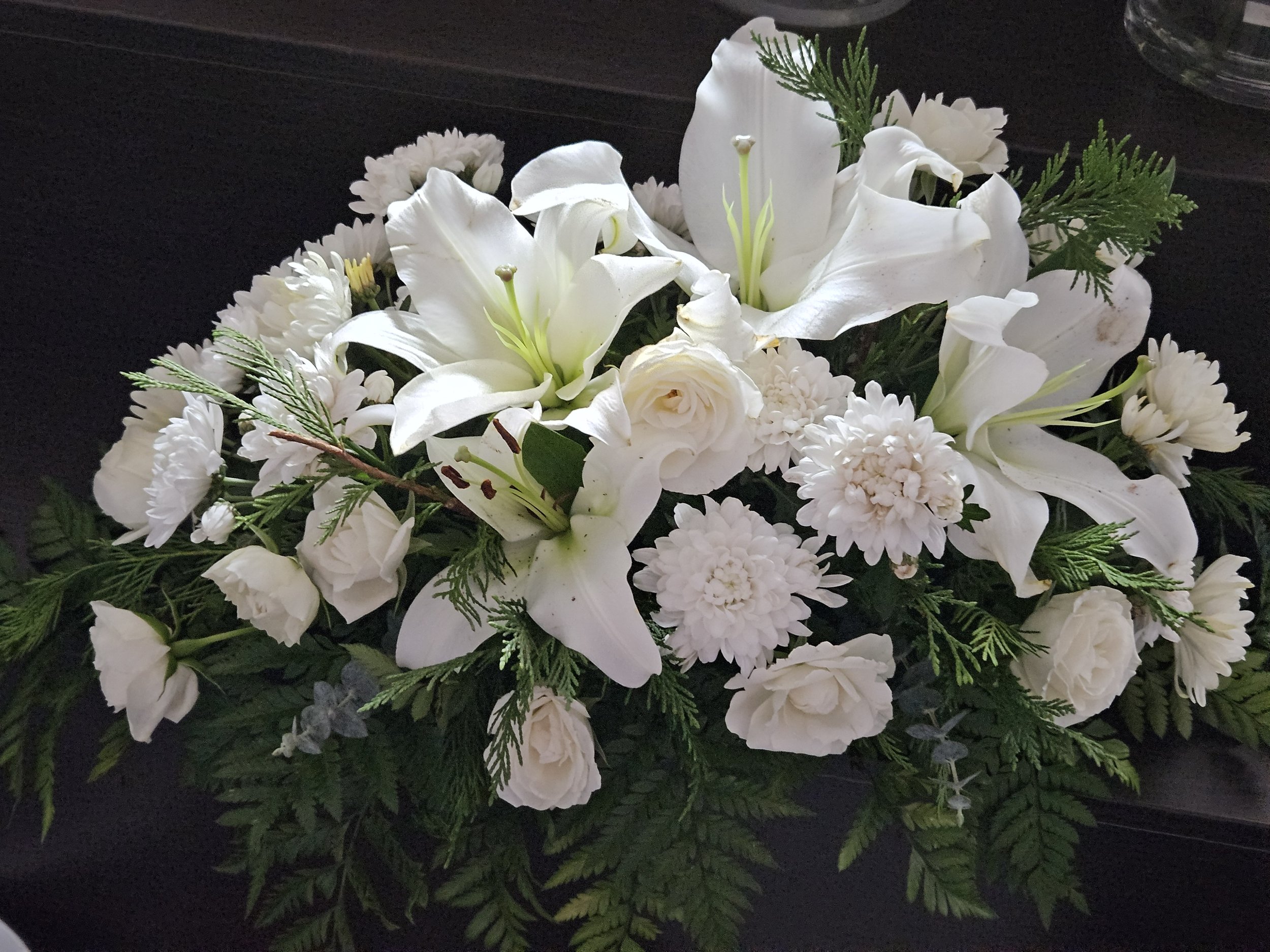 Aasha - All White Casket