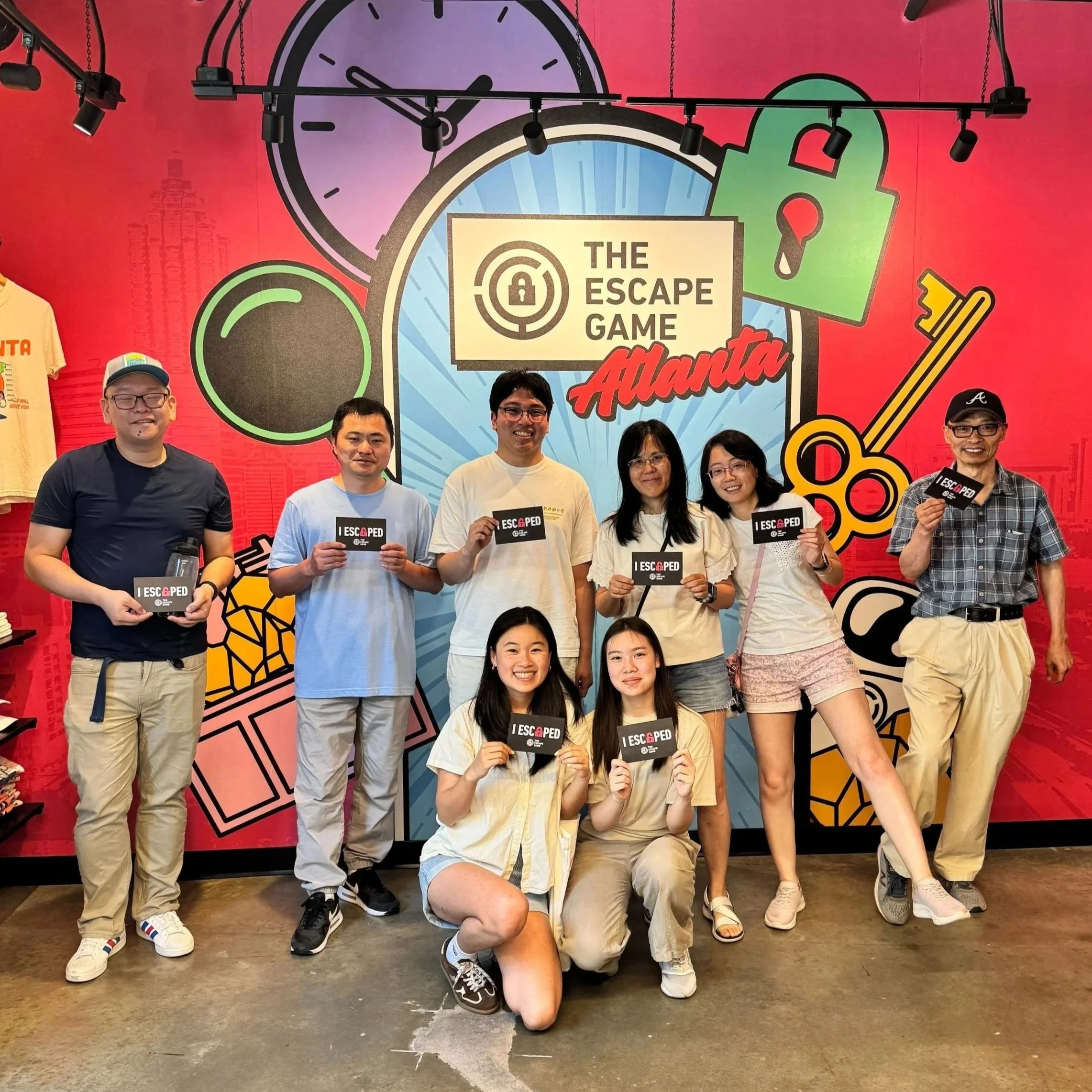 June 2026: Escape room lab social. We Escaped!