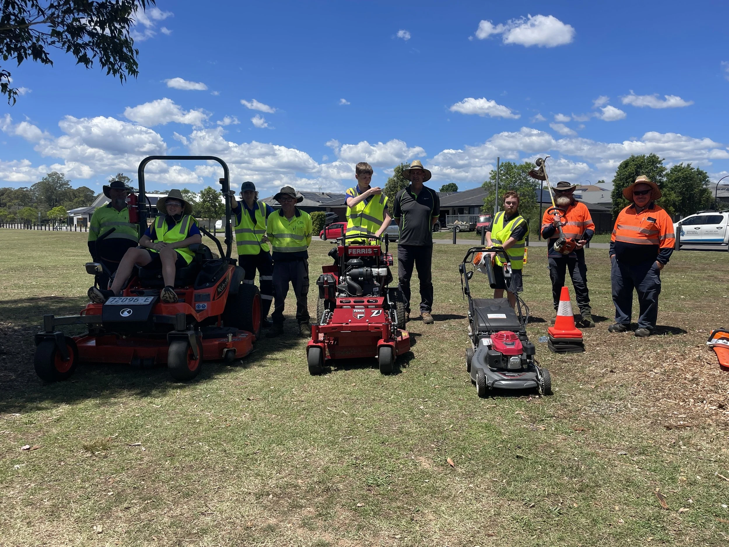 Opening Doors to Opportunity: Our First Grounds Maintenance Demonstration Day