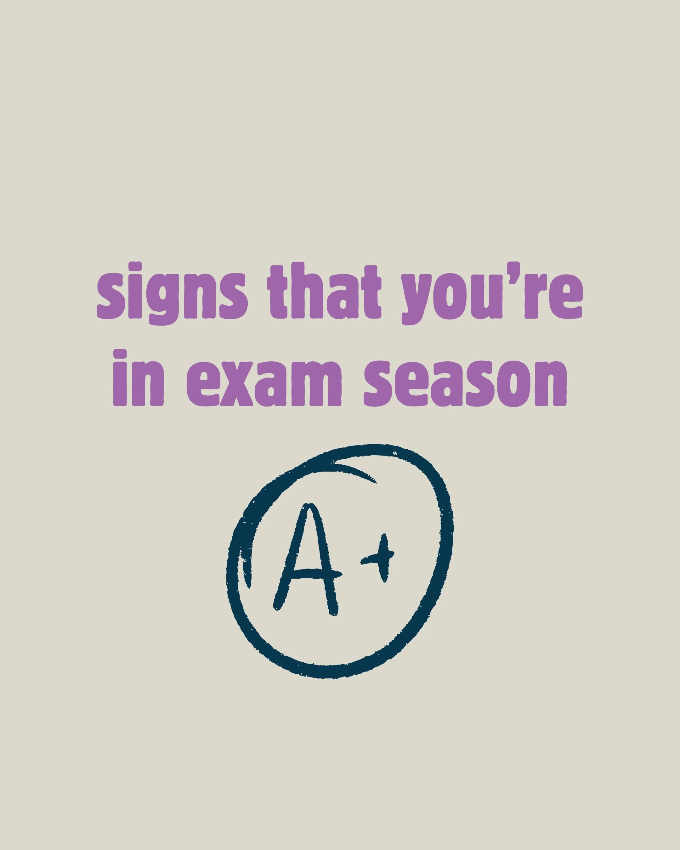 If you can tick three or more&hellip; it&rsquo;s probably time for a study break! ✔️✔️✔️

What did we miss? Let us know below. 👇