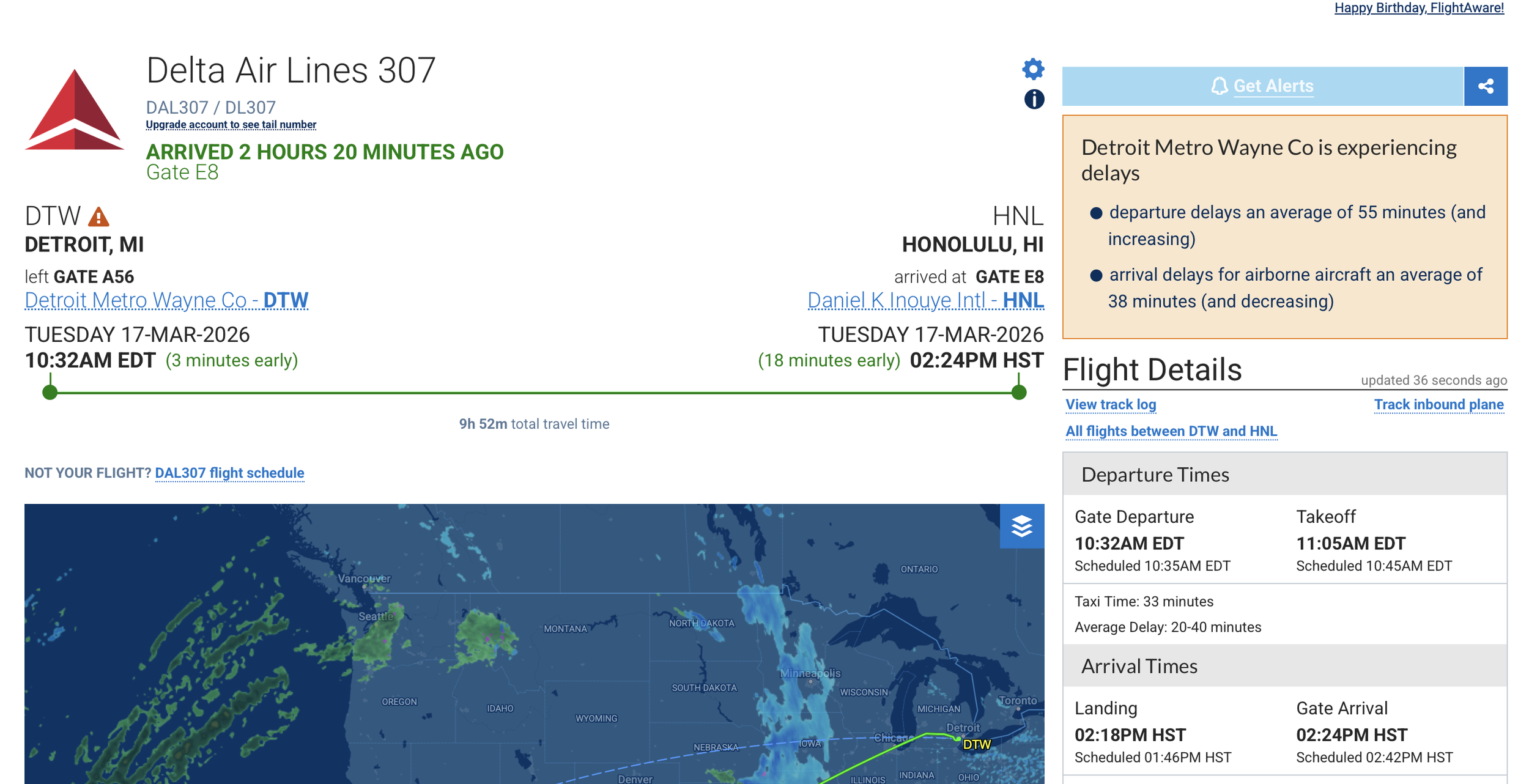 Will your flight be late?