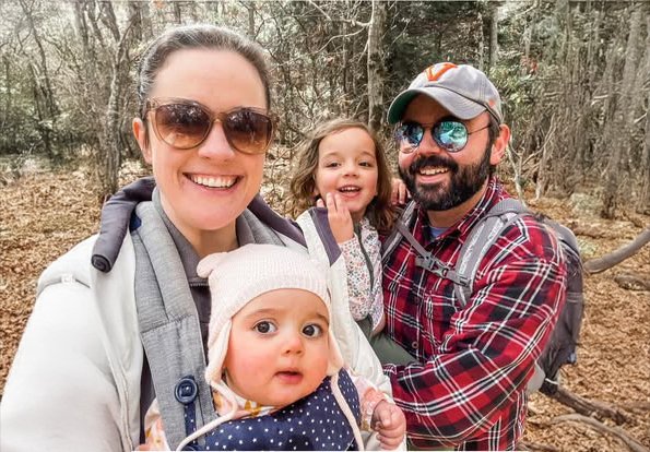 Joe's Family out for a hike