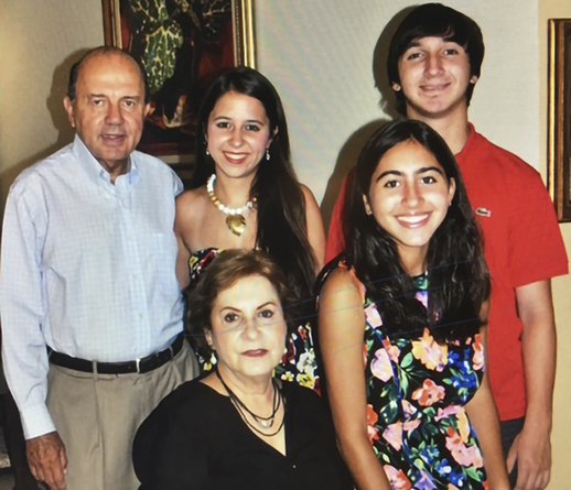 Julio and Juanita with Grandchildren