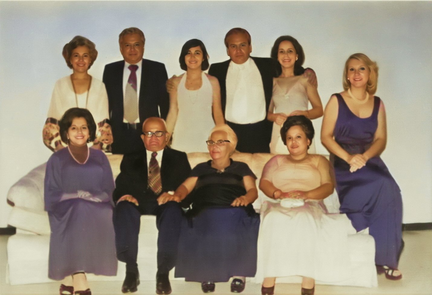 From Top L to R: Cuqui, Gabriel, Catin, Max, Gloria, Juanita, Bottom Row: Tere, Papi Nunez, Mamitin, Carmen