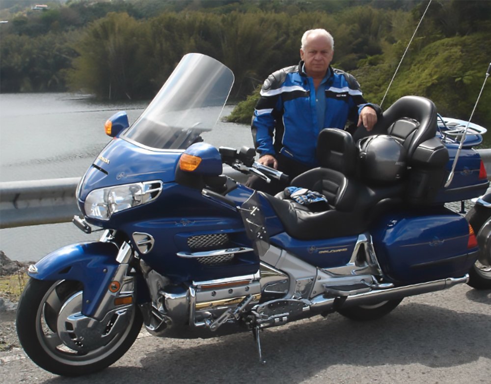 Max on his Gold Wing