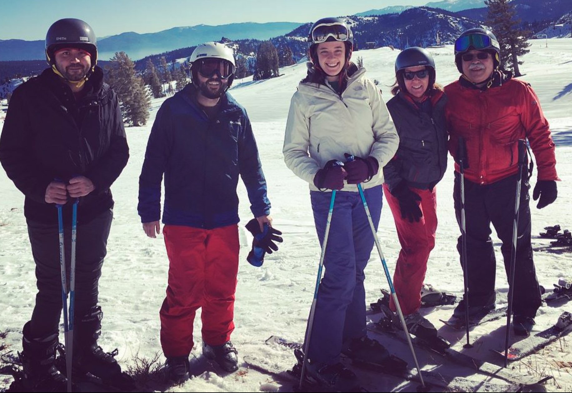 Skiing in California