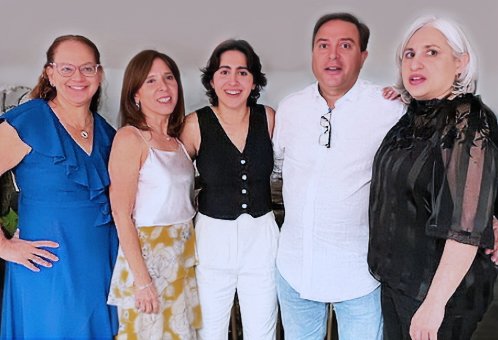 Sonia, Mari Tere, Raquel, Juan Carlos, Annabelle Marie