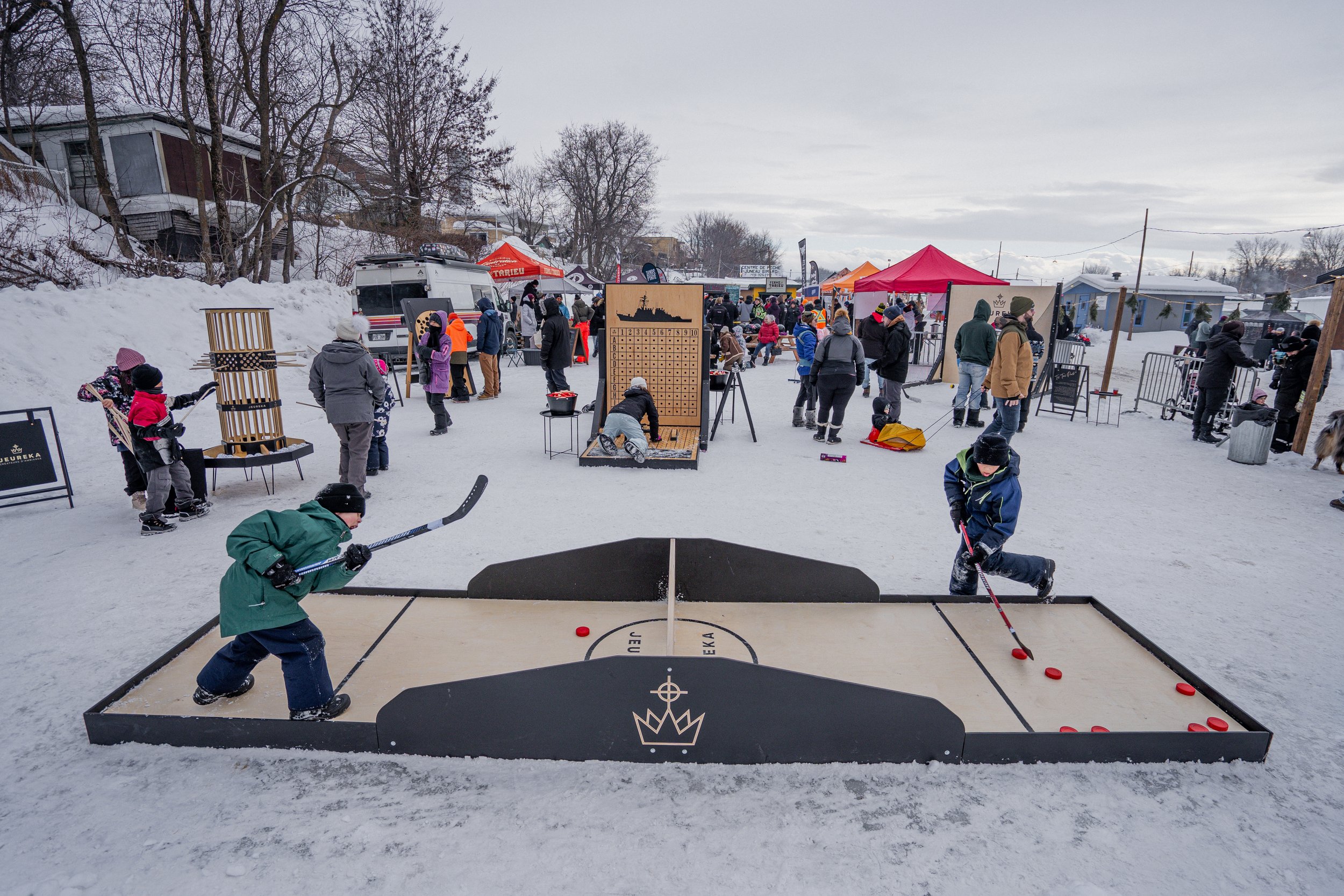Jeu de hockey en location