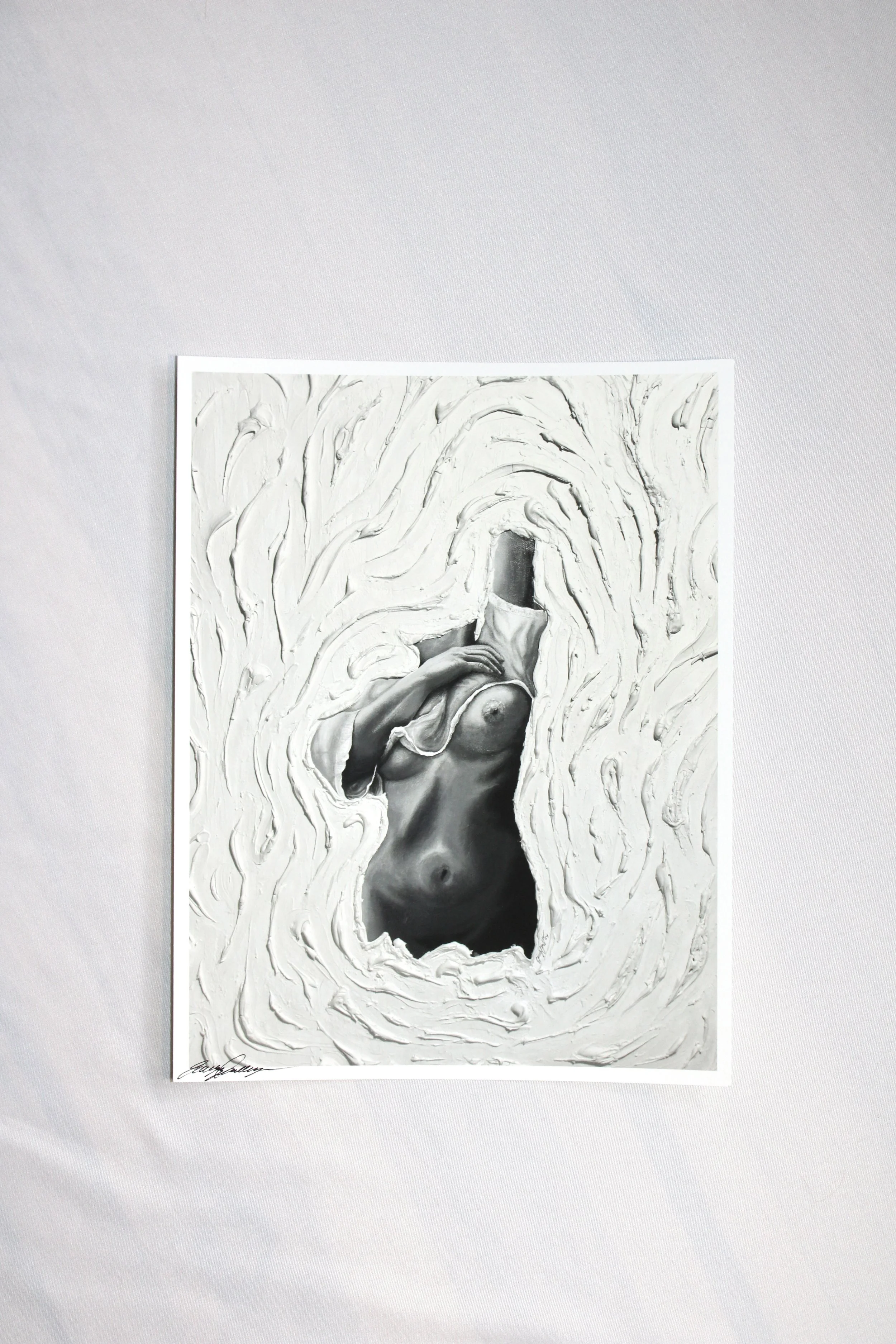 My Eyes Are Up Here Print