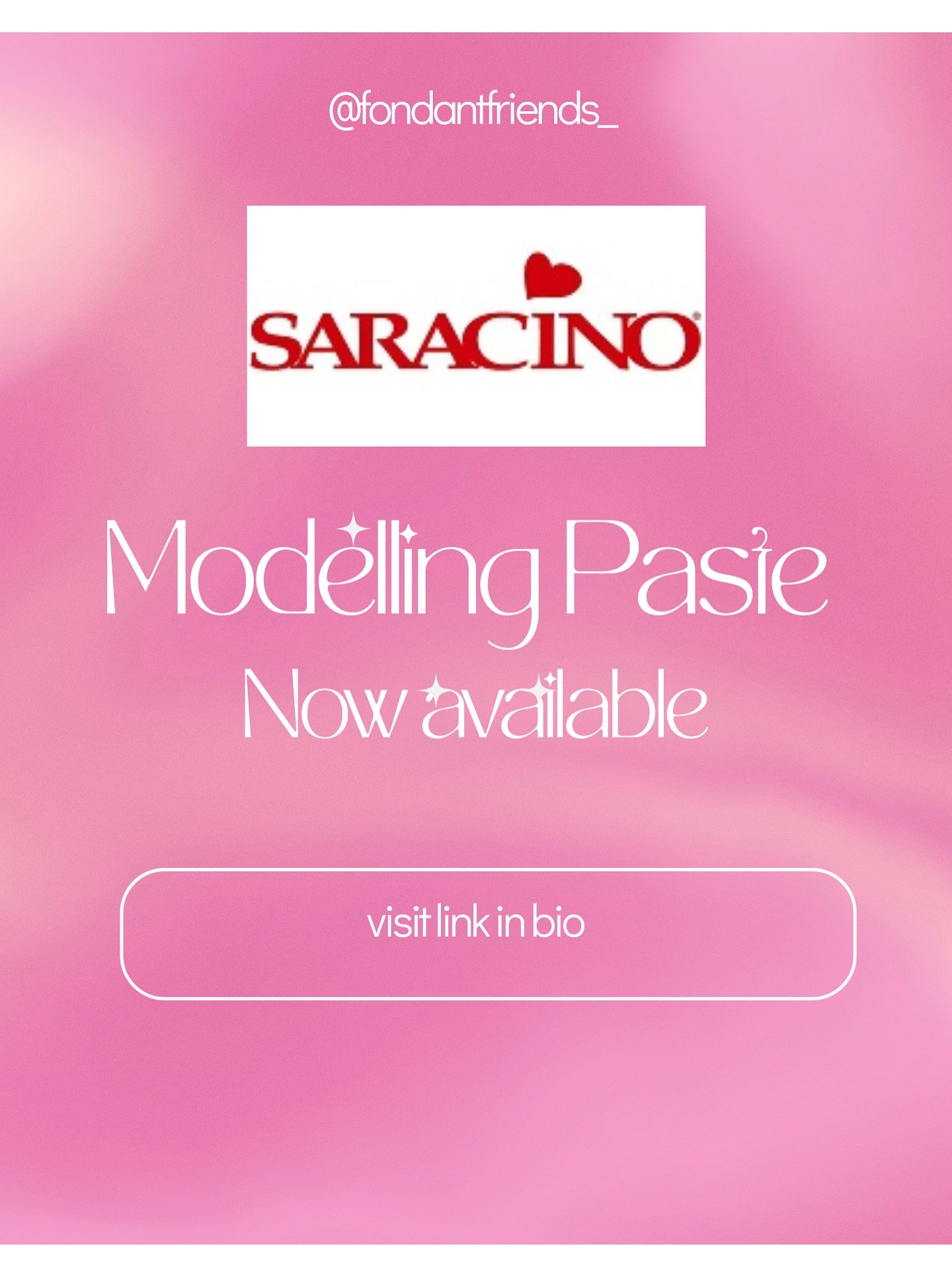 Visit www.fondantfriends.com.au/saracino for our newly arrived shipment. Link in bio #saracino #modellingpaste #saracinodolci #saracinoaustralia