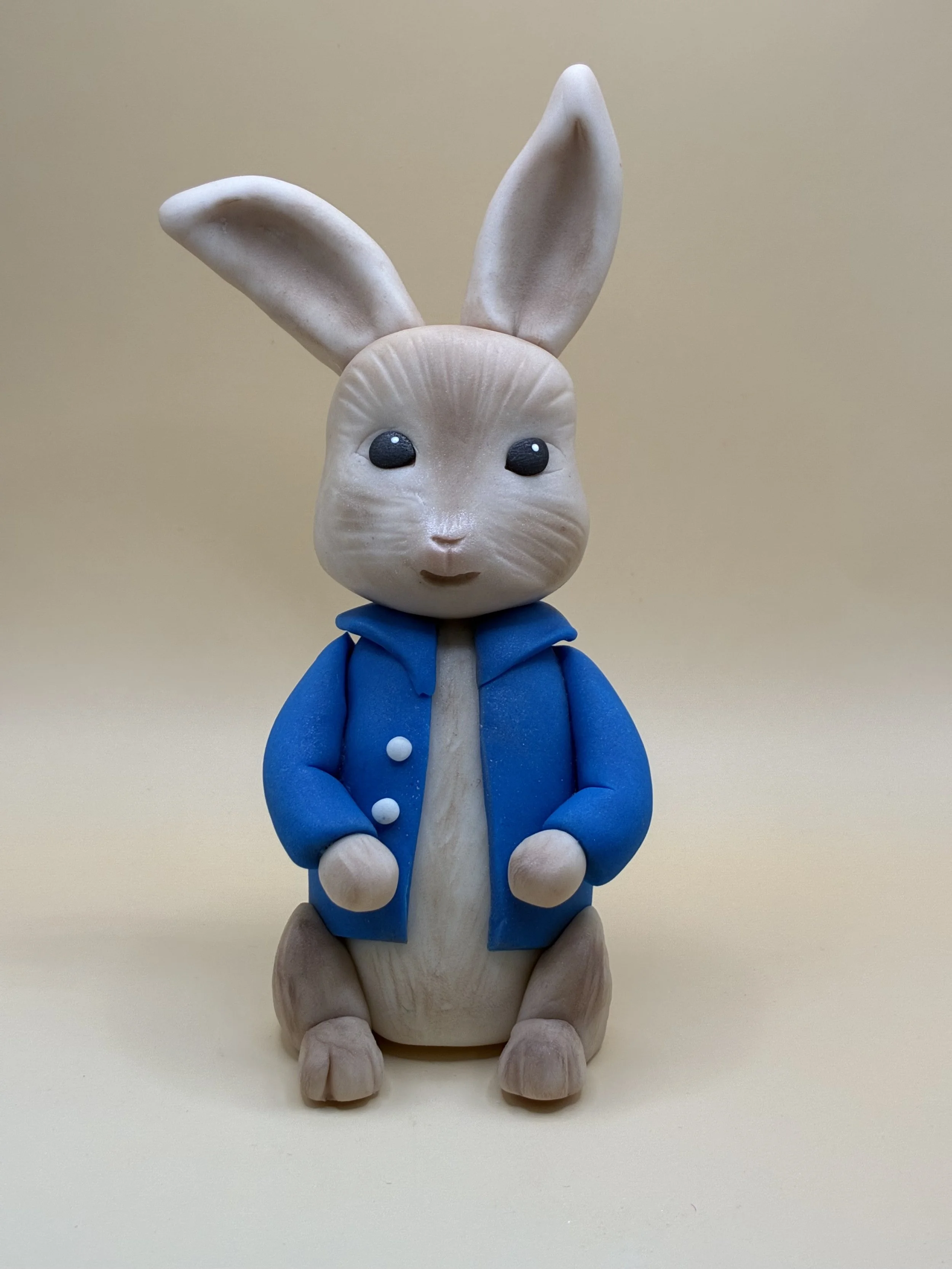peter rabbit fondant cake topper
