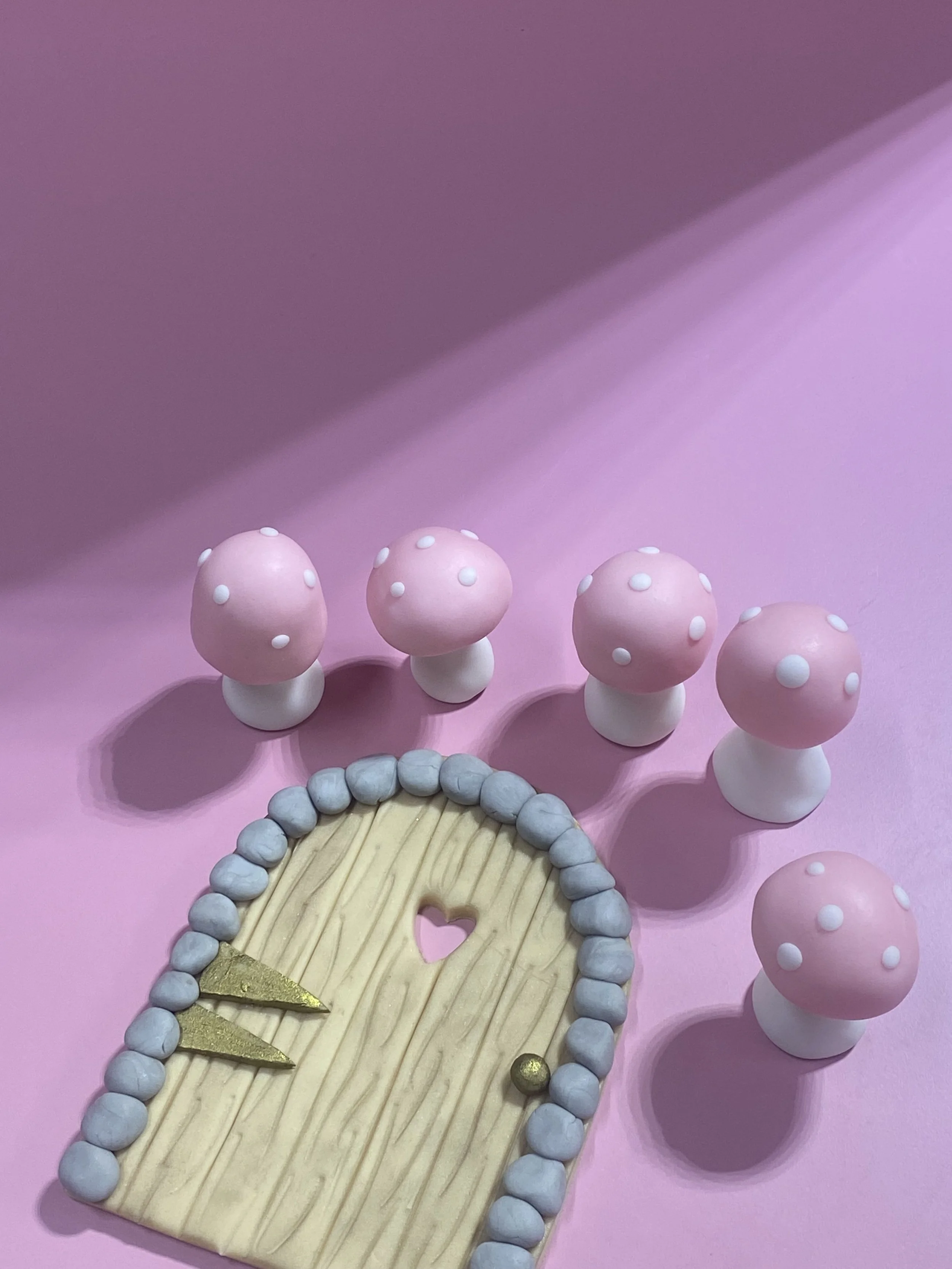 Rustic Fairy Door & Toadstall