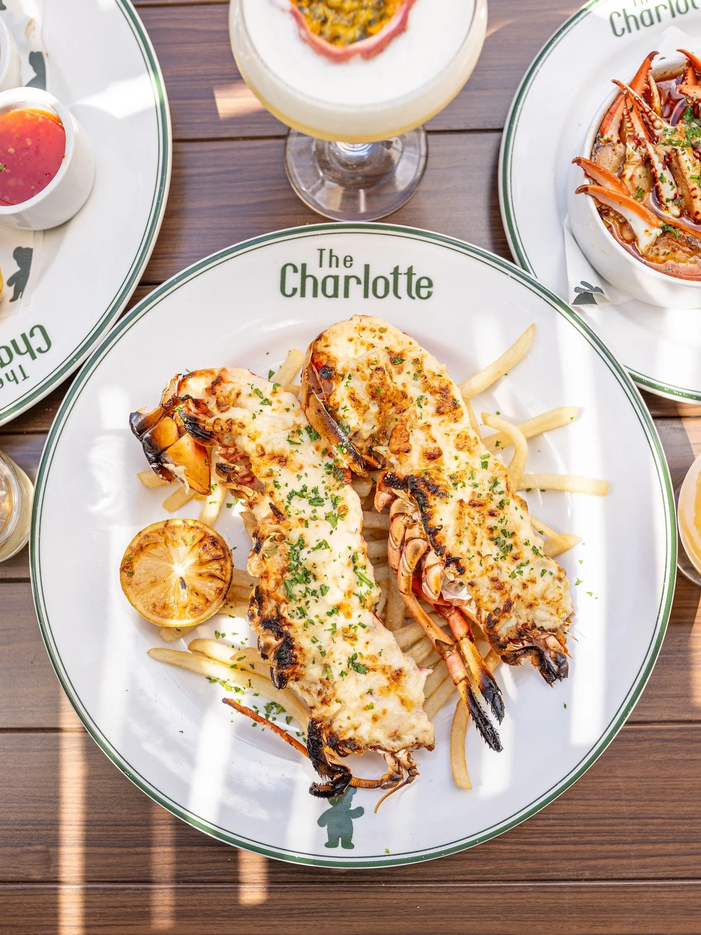 We&rsquo;re celebrating The Charlotte&rsquo;s one year anniversary the best way we know how &mdash; with Lobster Frites. 🦞 A special anniversary Chef&rsquo;s plate featuring a 1.5 lb lobster topped with rich crab mornay sauce, served with our signat