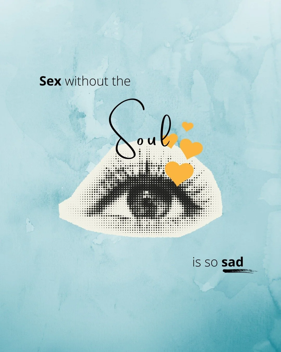 For some of us, sex and the heart are completely linked together. For others, the link has been cut and needs to be built again. 

But the more one finds satisfaction without feeding one's soul with sexual energy, the more the two separate themselves