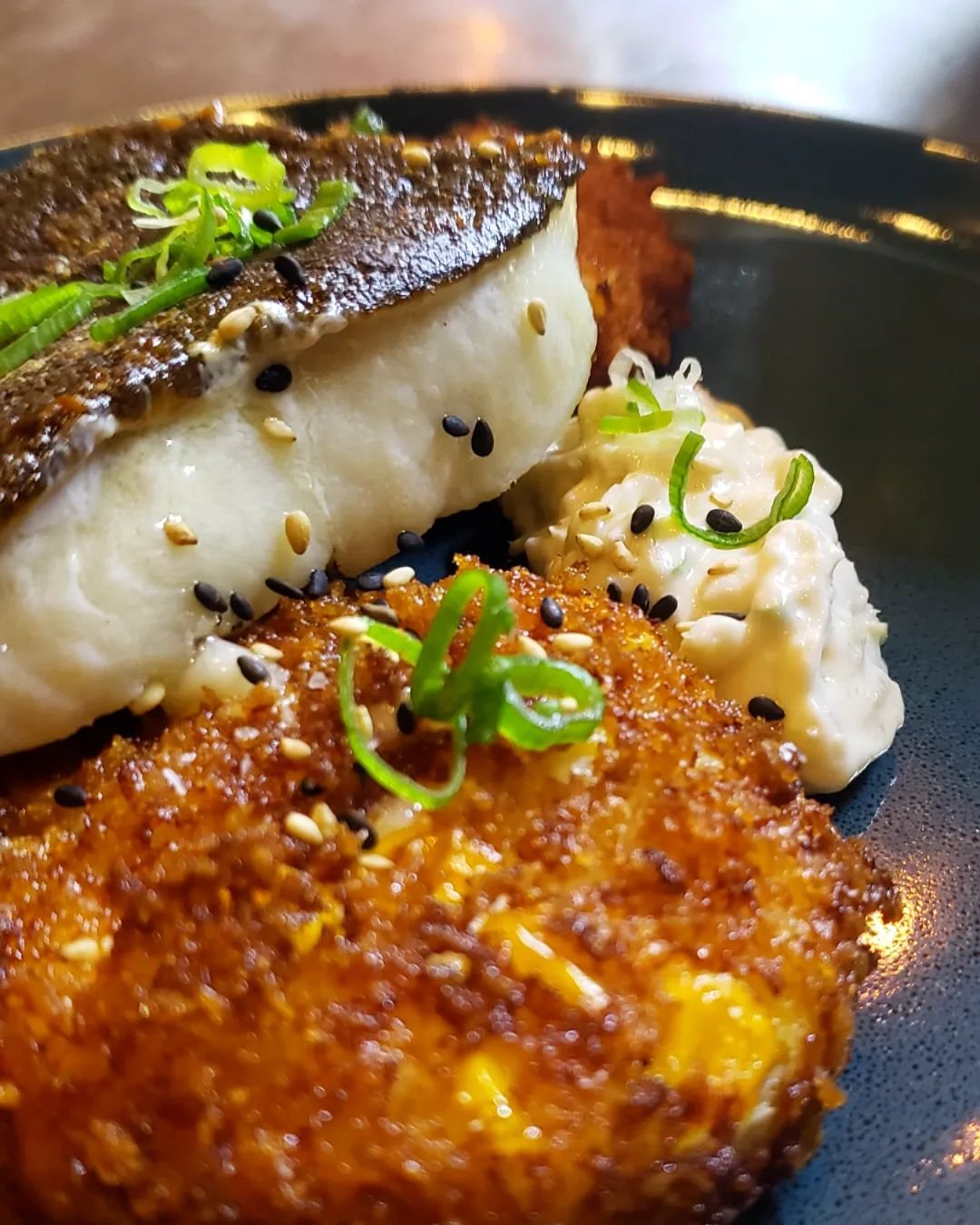 TGIF and Cod-pe Diem!
Experience the buttery fullness of each bite when you order our black cod! Dressed with a ginger scallion reduction and dashi potato croquettes. Make your reservations online or slide into our 'diem's! 😉
(Please note however th
