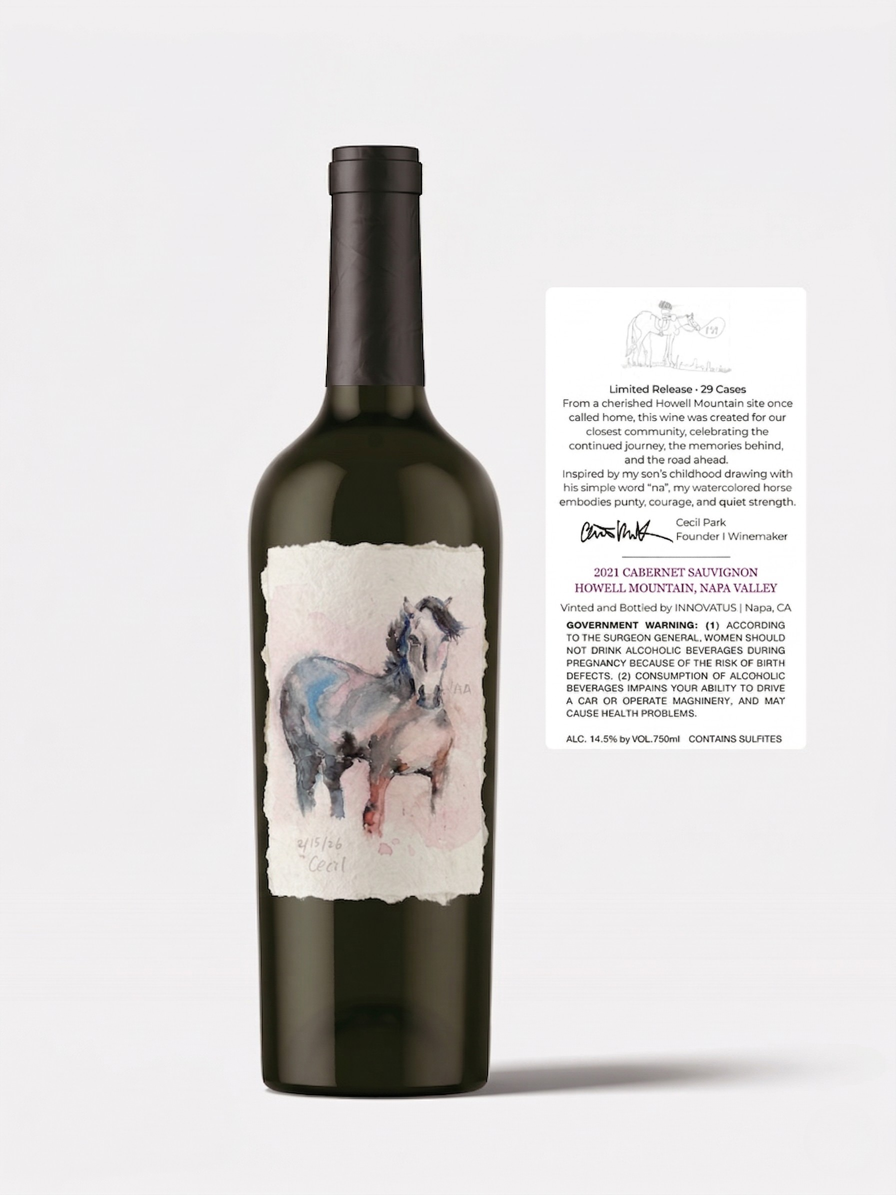 INNOVATUS 2021 Fire Horse Howell Mountain Cabernet Sauvignon (Limited)
