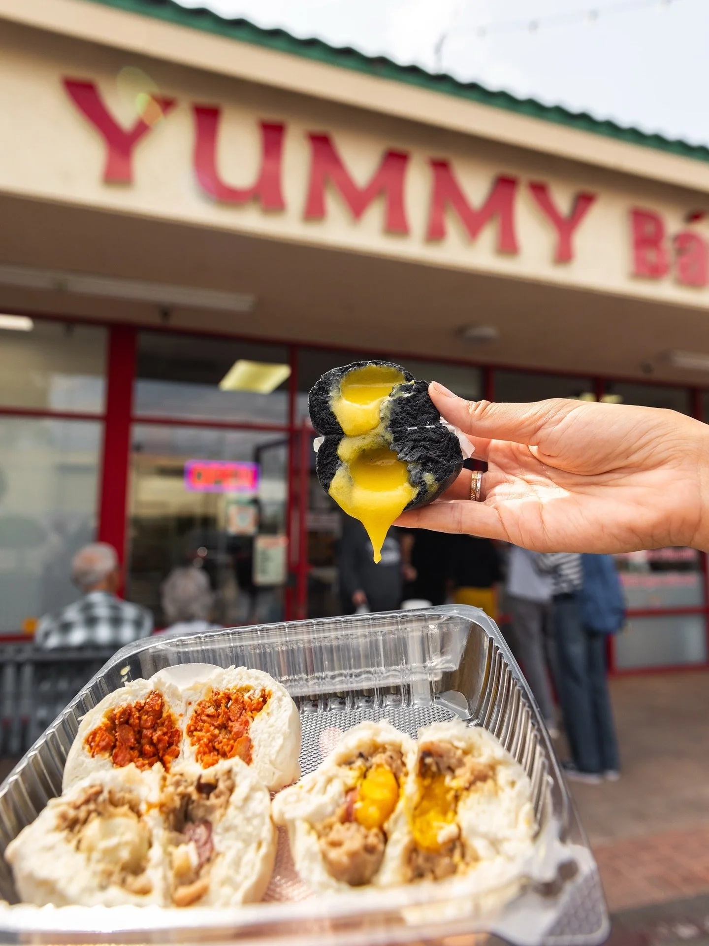 Sweet, savory, and a little bit over the top 🤤 From runny custard to pork with quail egg, our bao lineup hits every craving. Mix and match your favorites in-store&mdash;or grab a tray to share, they&rsquo;re a crowd favorite any holiday potluck 🥳

