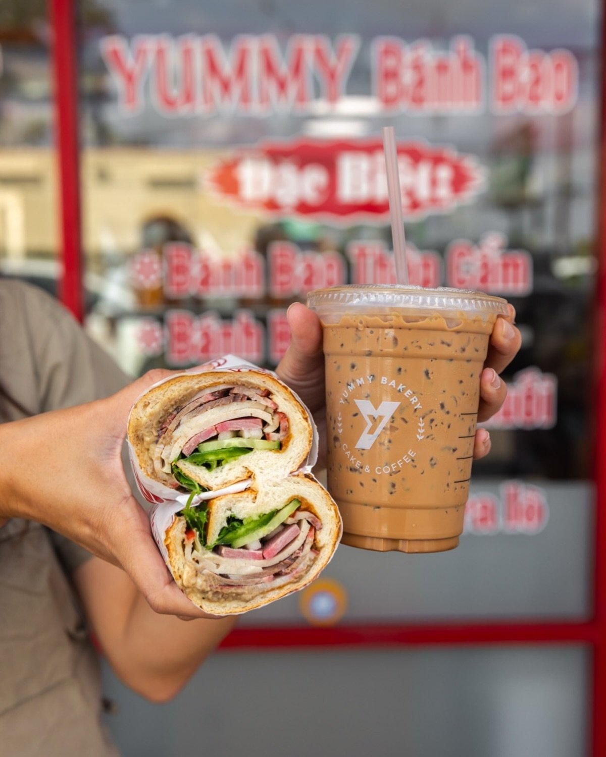 This is your sign to pair your b&aacute;nh m&igrave; with our house special coffee 😍 Swing by and try the combo everyone&rsquo;s talking about.

#ocfood #ocfoodie #orangecounty #bakery #pastries