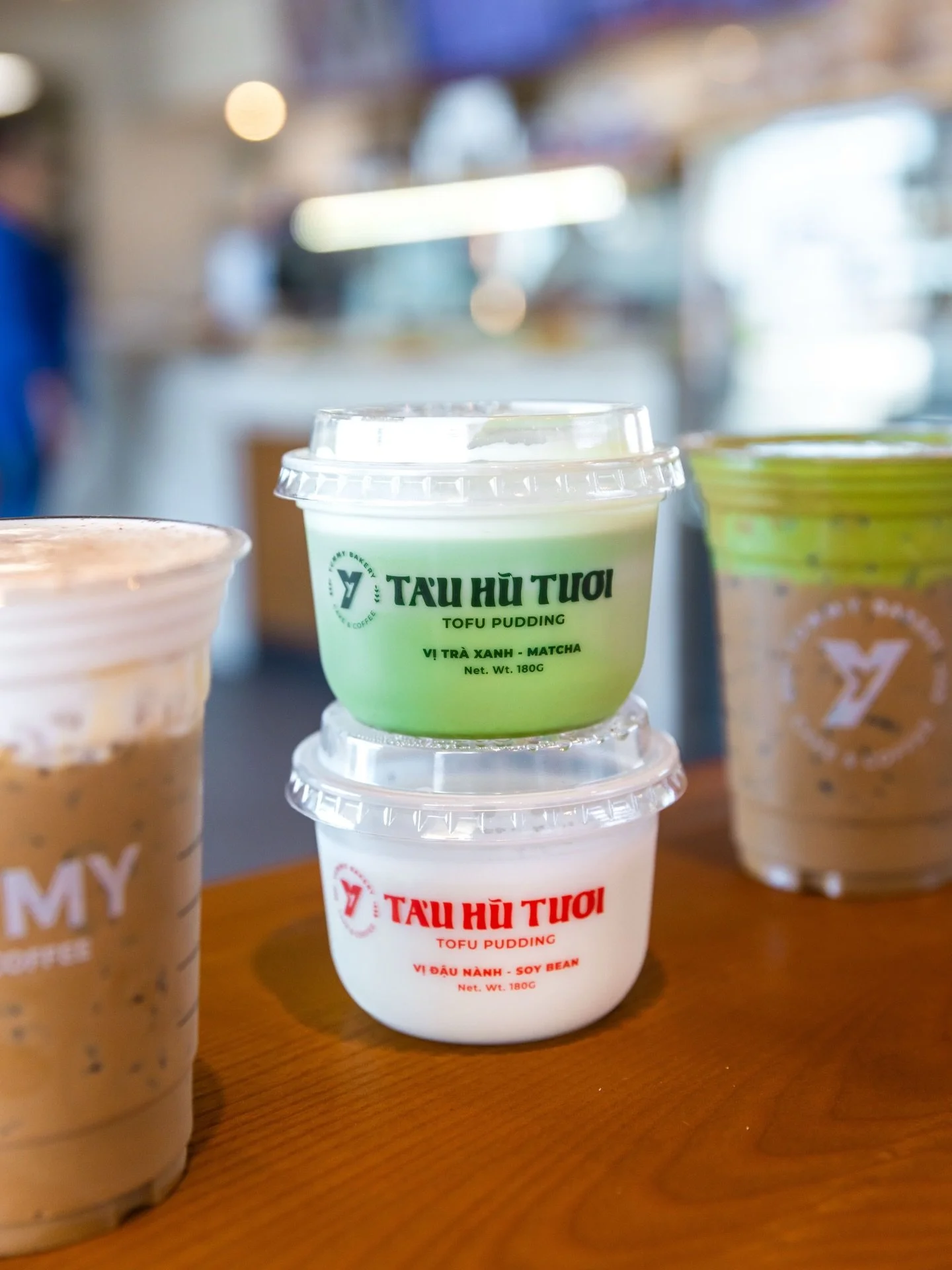 Two cups, zero regrets. Grab our silky tofu pudding with your drink and call it balance ✨

#ocfood #bakery #pastries #vietnamesedessert #vietnamese