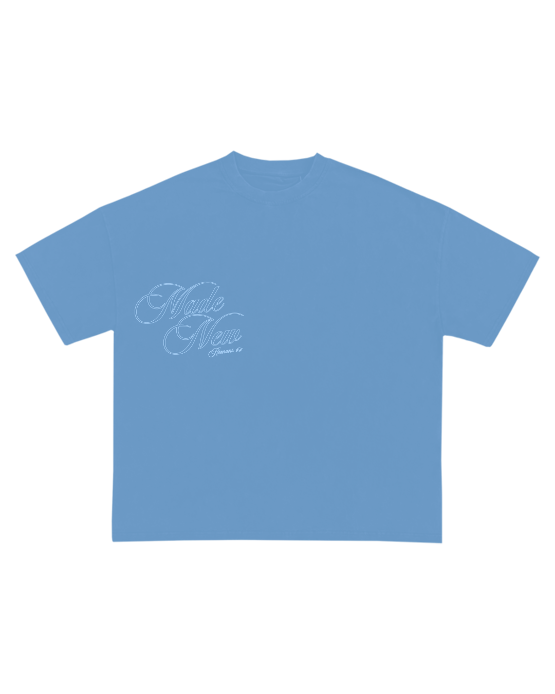 'Made New - Script' Template (Blue)