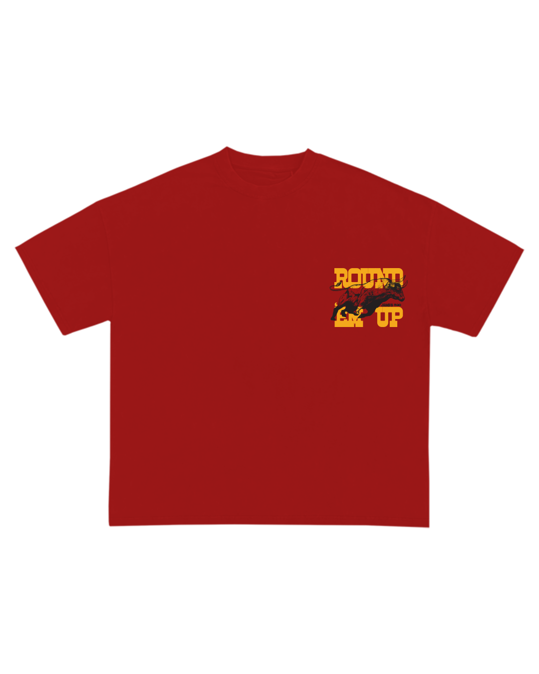 'Round 'Em Up' Template (Mustard)